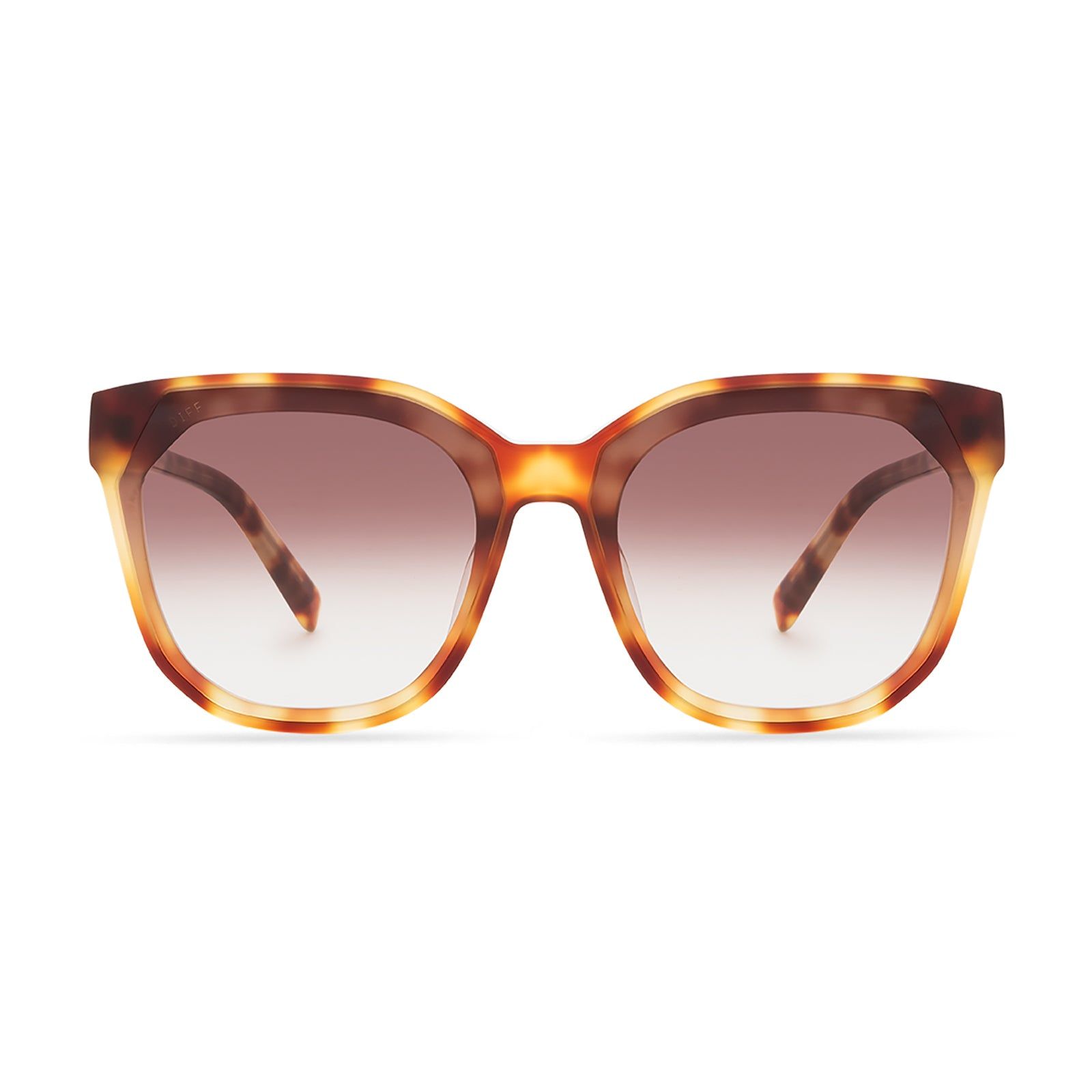 GIA - SOLSTICE TORTOISE + BROWN GRADIENT SUNGLASSES sold by Diff Eyewear