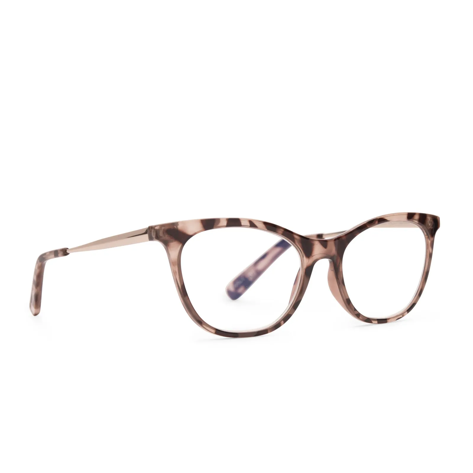 DARCY - BEIGE TORTOISE + BLUE LIGHT READERS sold by Diff Eyewear product image thumbnail 2