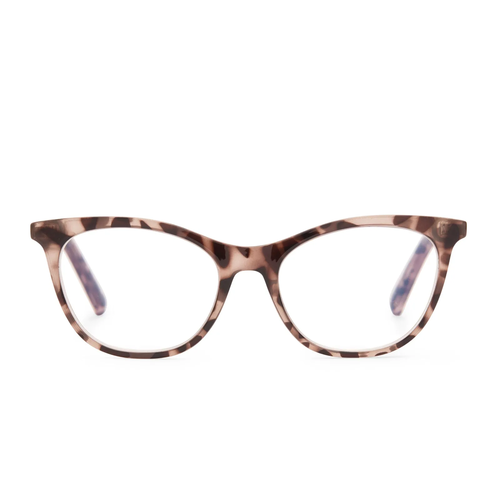 DARCY - BEIGE TORTOISE + BLUE LIGHT READERS sold by Diff Eyewear