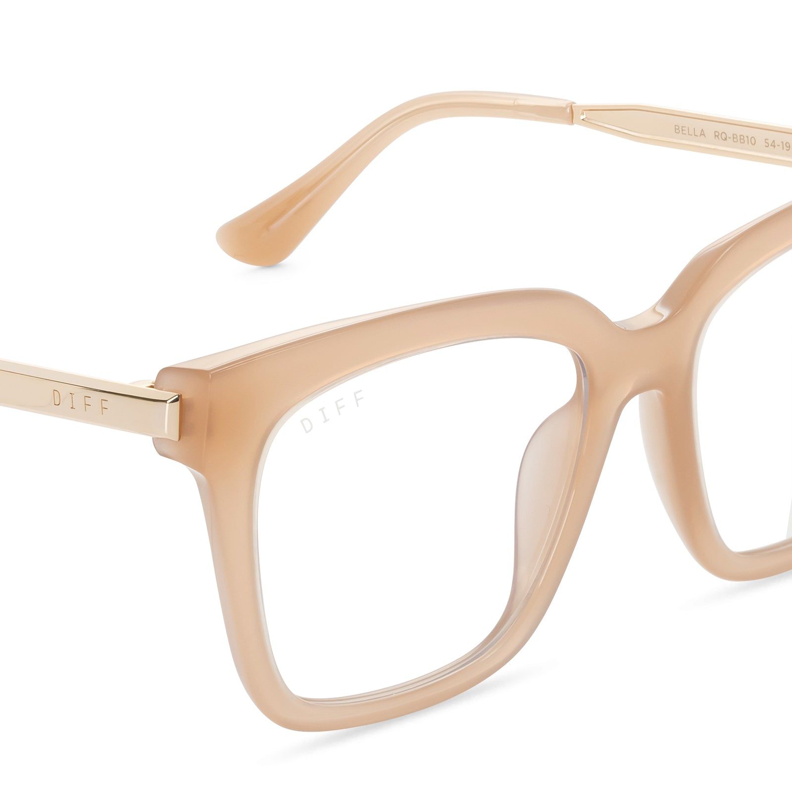 BELLA - RUSTIQUE + BLUE LIGHT TECHNOLOGY GLASSES sold by Diff Eyewear product image thumbnail 3