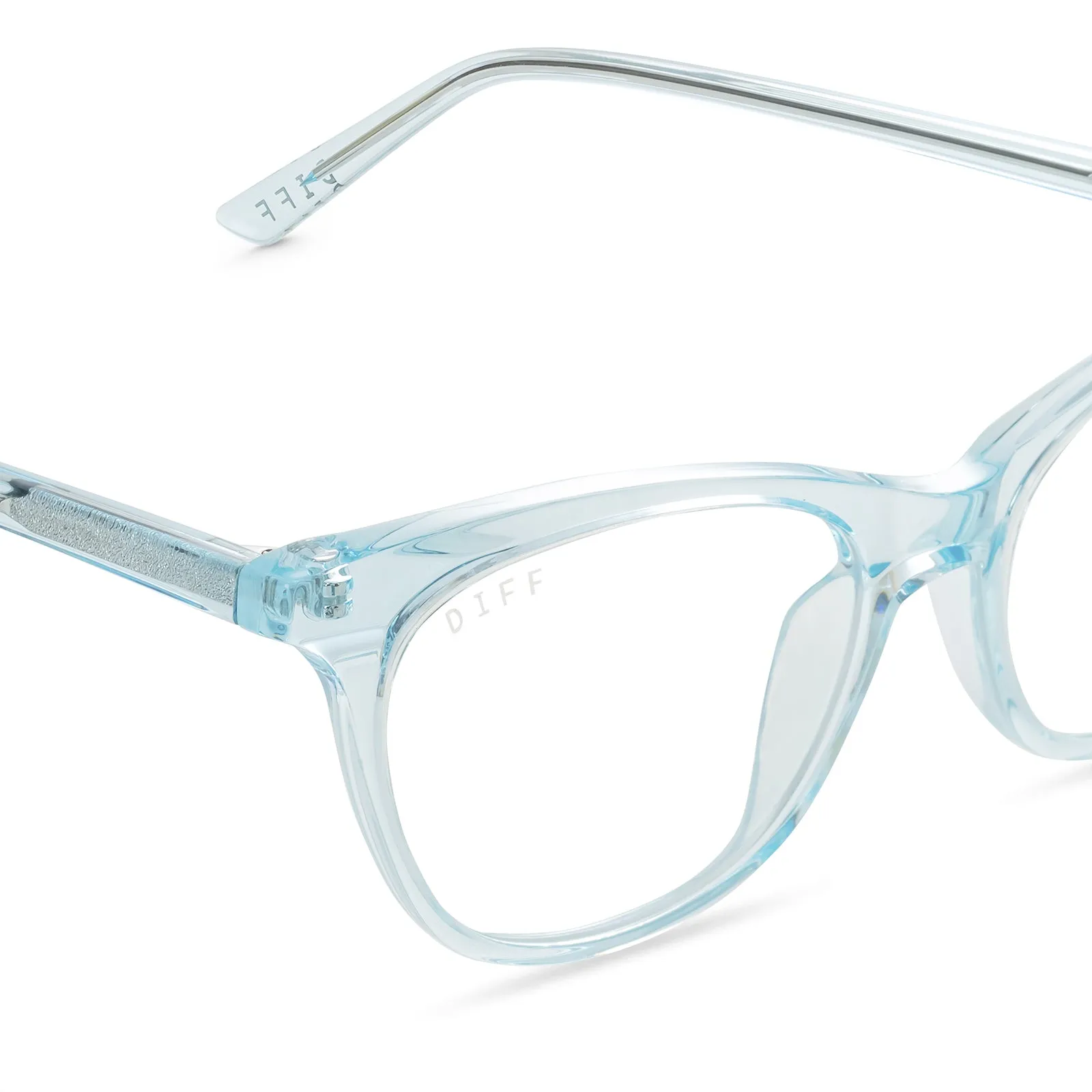 JADE - AQUA SEA CRYSTAL + BLUE LIGHT TECHNOLOGY GLASSES sold by Diff Eyewear product image thumbnail 3