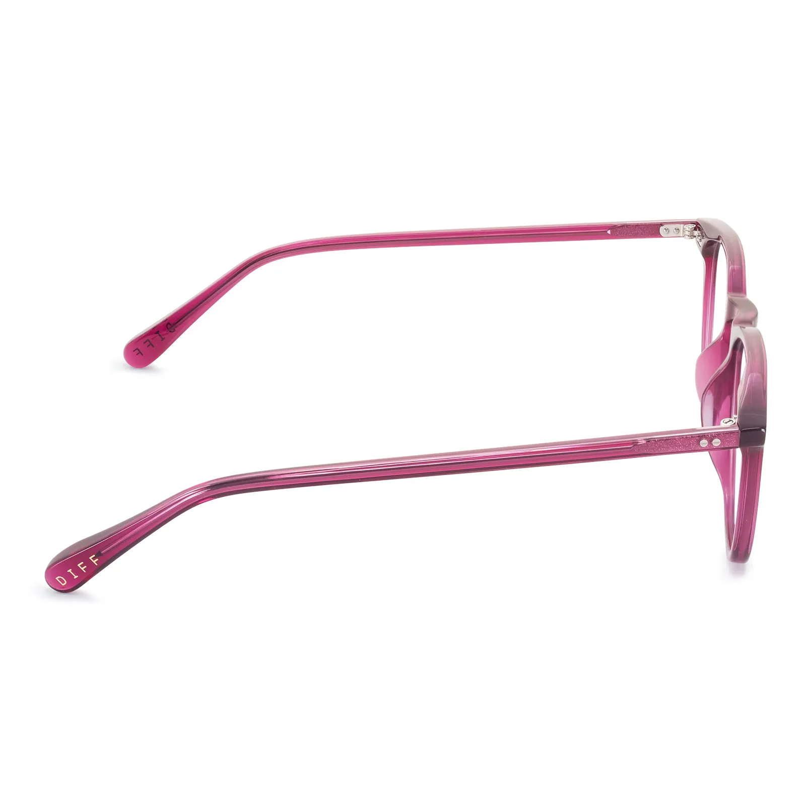 MAXWELL - UMBRIA CRYSTAL + CLEAR GLASSES sold by Diff Eyewear product image thumbnail 4