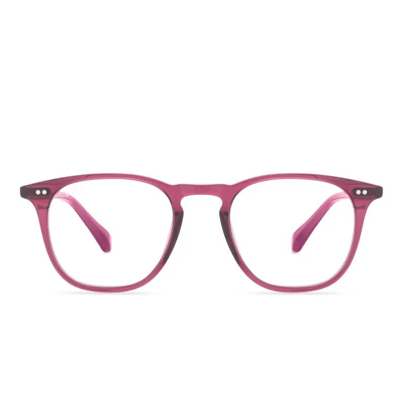 MAXWELL - UMBRIA CRYSTAL + CLEAR GLASSES sold by Diff Eyewear