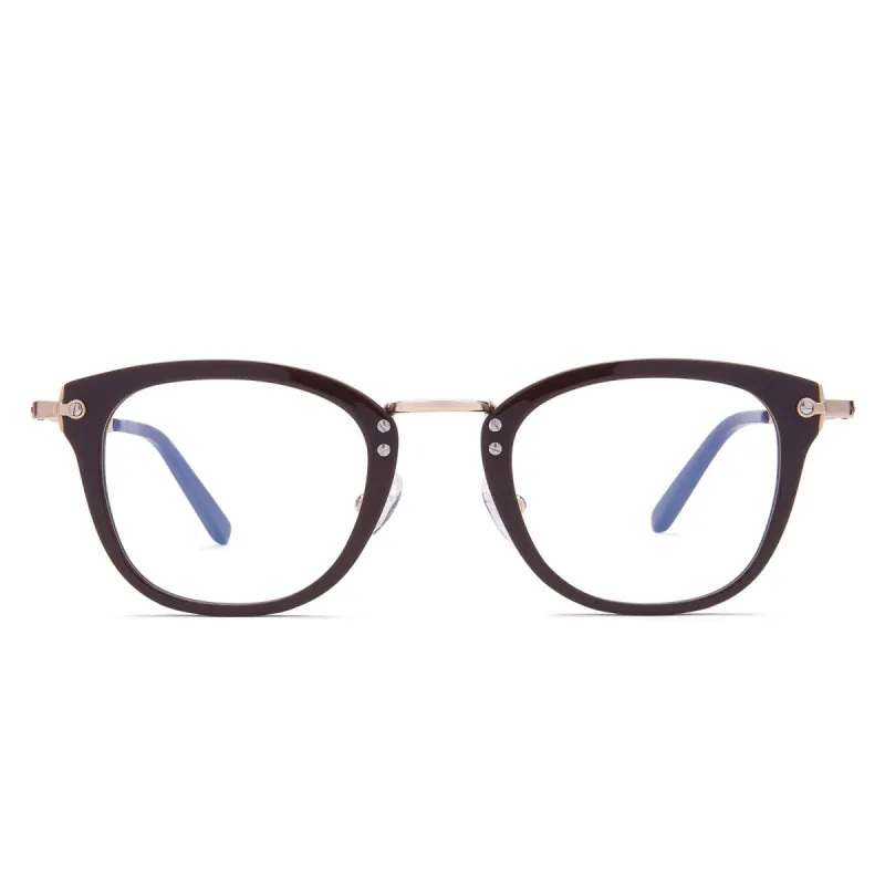 RUE - CLARET + CLEAR GLASSES sold by Diff Eyewear