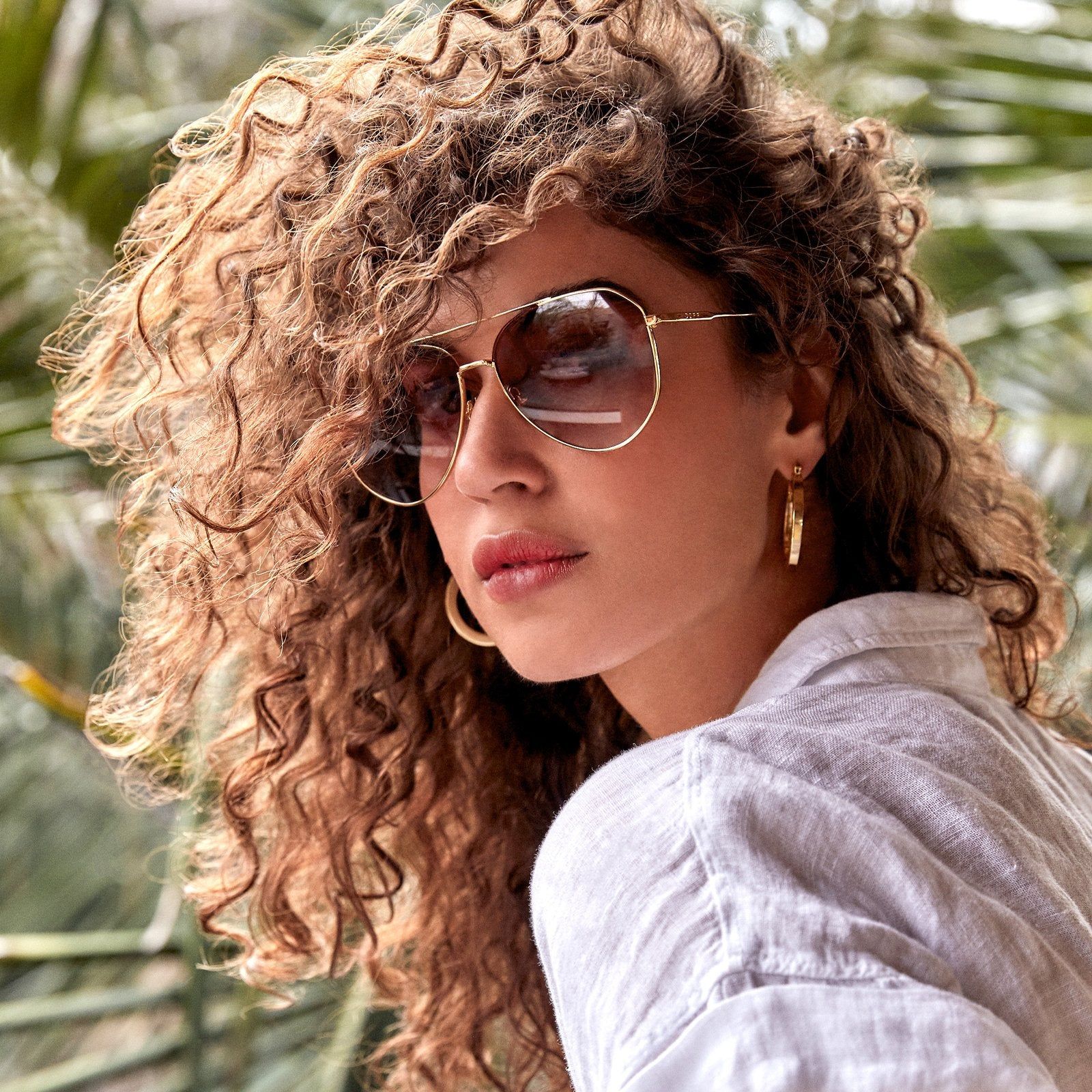 DASH - GOLD + ROSE GRADIENT SUNGLASSES sold by Diff Eyewear product image thumbnail 6