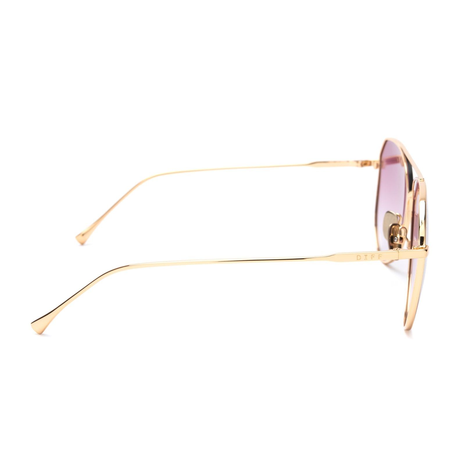 DASH - GOLD + ROSE GRADIENT SUNGLASSES sold by Diff Eyewear product image thumbnail 3