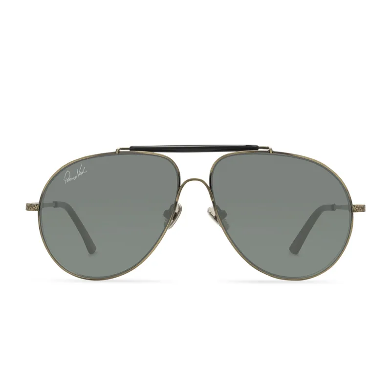 PATRICIA NASH - GLORIA + ANTIQUE GOLD + G15 SUNGLASSES sold by Diff Eyewear