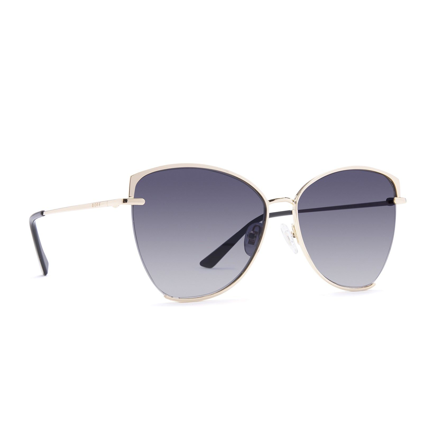 KADENCE - GOLD + GREY GRADIENT SUNGLASSES sold by Diff Eyewear product image thumbnail 2