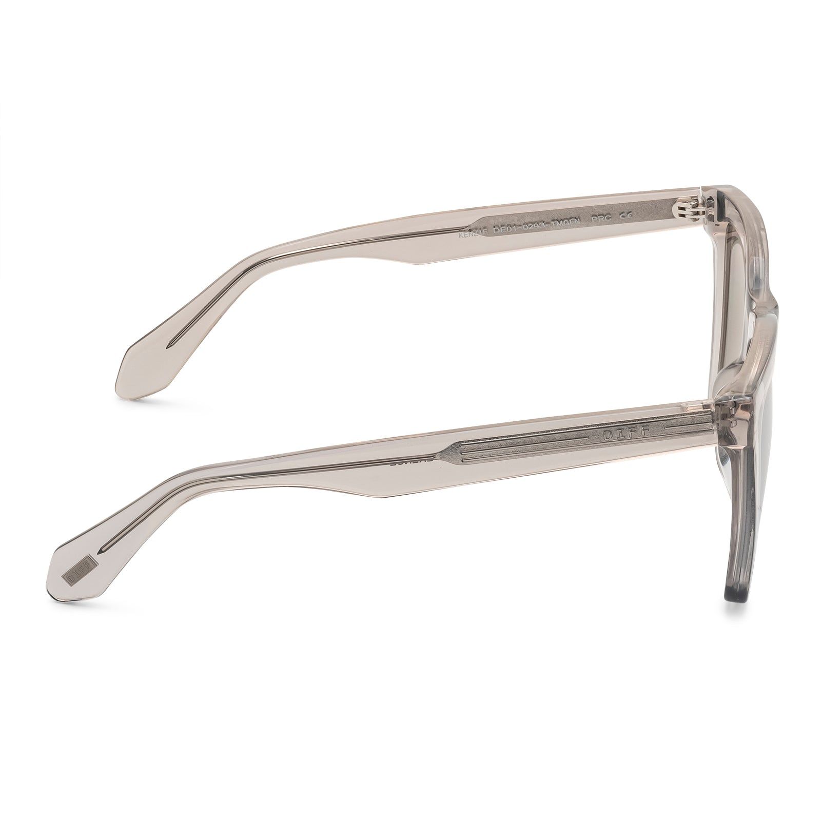 KENZIE - TEMPETE GREY CRYSTAL + GREY MIRROR SUNGLASSES sold by Diff Eyewear product image thumbnail 4