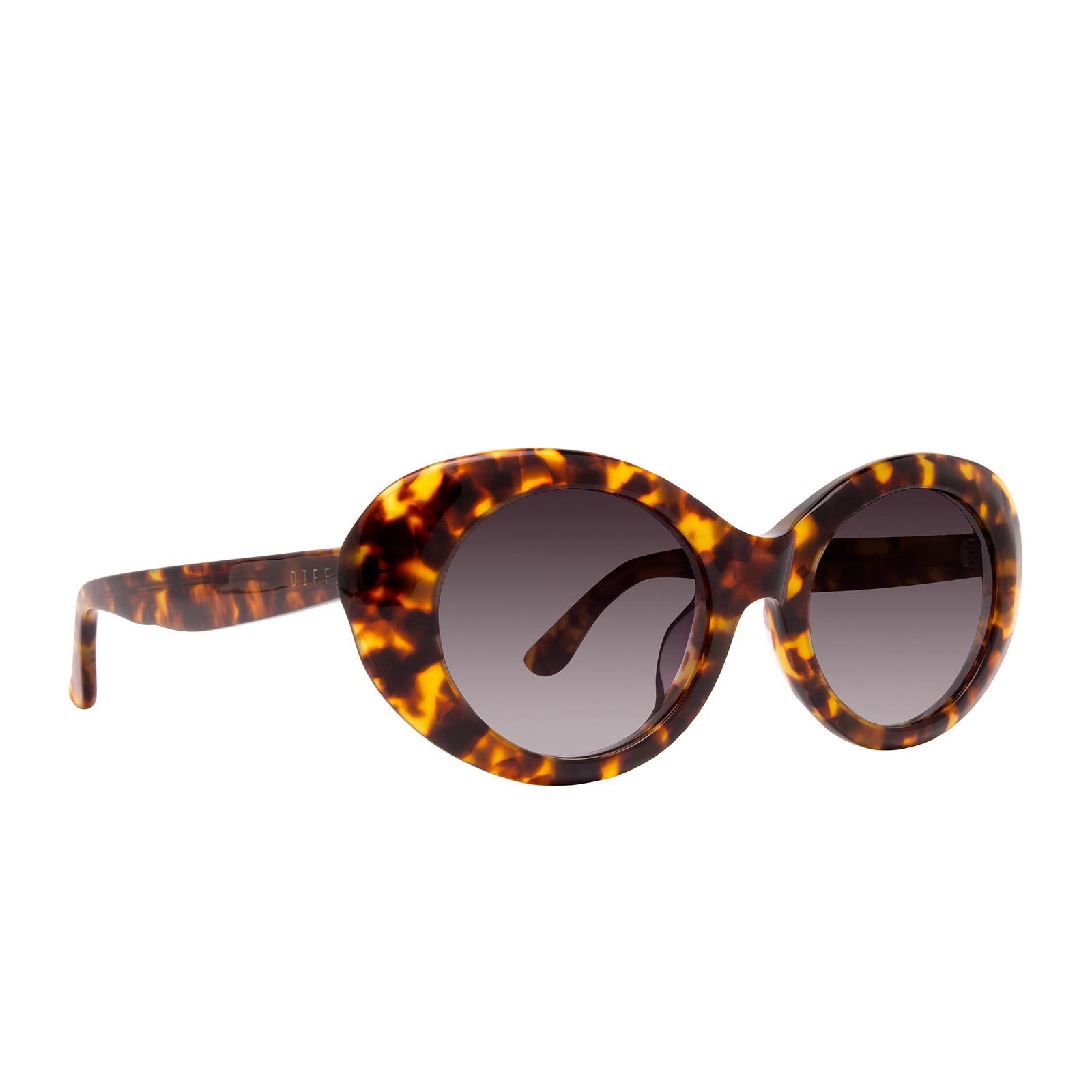 OLIVIA - AMBER TORTOISE + STEEL GRADIENT SUNGLASSES sold by Diff Eyewear product image thumbnail 2