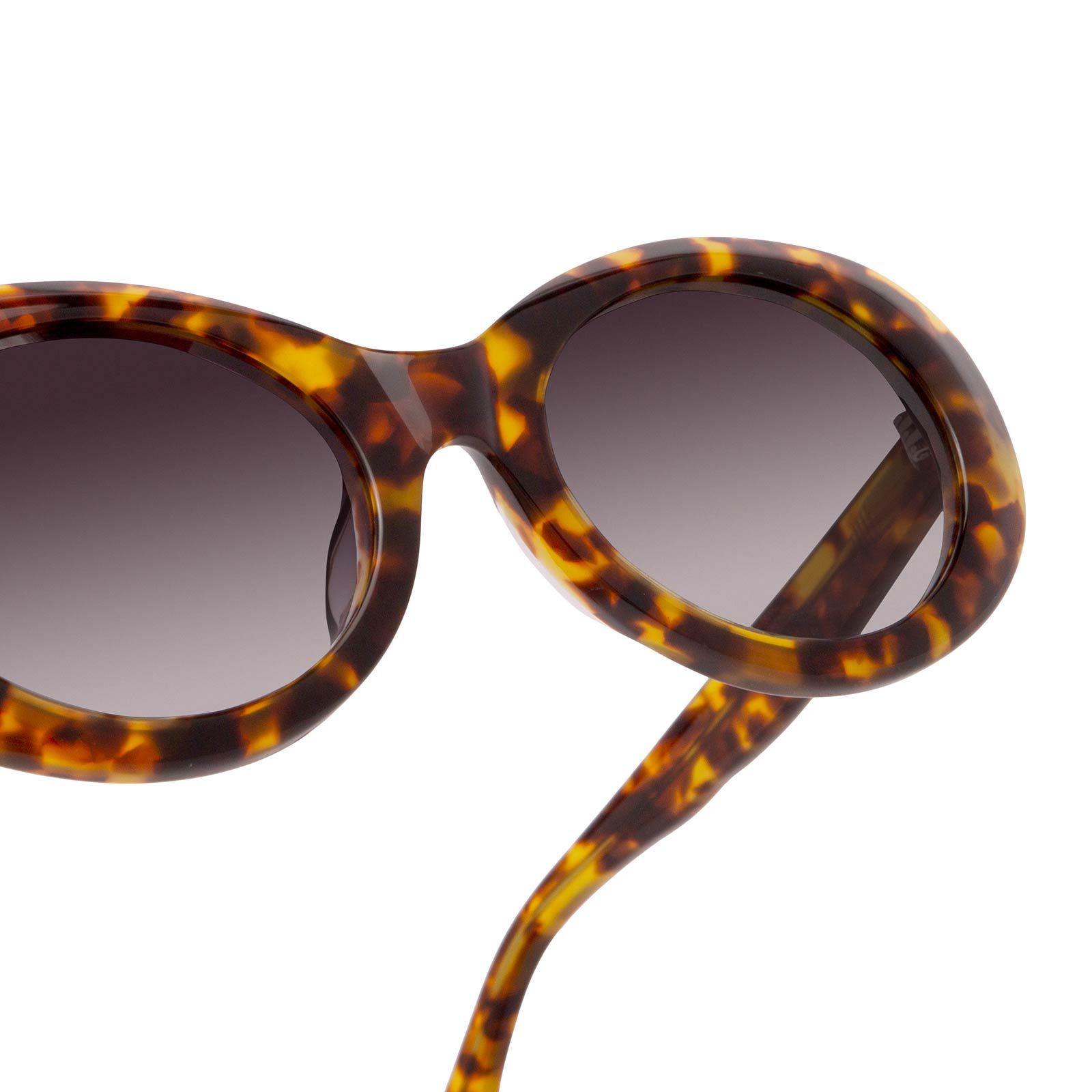 OLIVIA - AMBER TORTOISE + STEEL GRADIENT SUNGLASSES sold by Diff Eyewear product image thumbnail 6