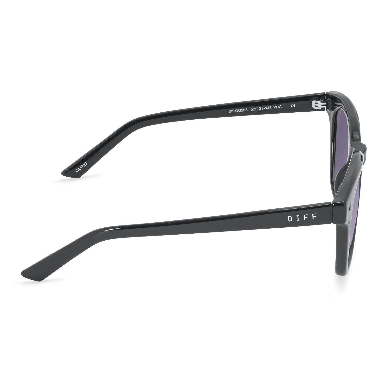 QUINN - BLACK + GREY GRADIENT SUNGLASSES sold by Diff Eyewear product image thumbnail 3