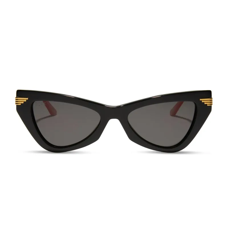 BLACK WIDOW - BLACK + GREY + POLARIZED SUNGLASSES sold by Diff Eyewear