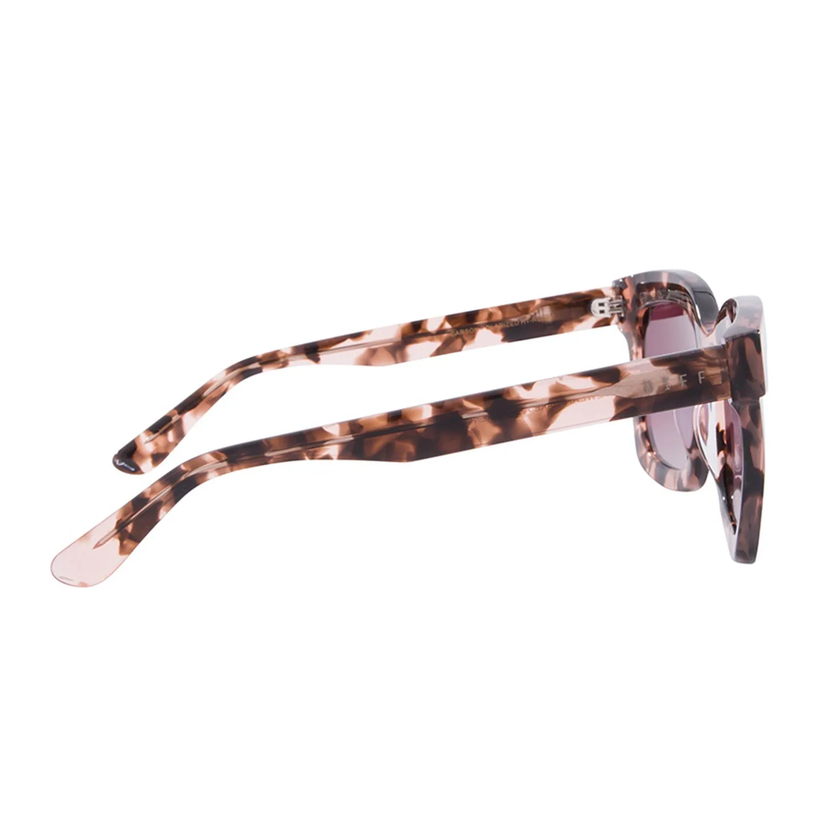 CARSON - HIMALAYAN TORTOISE + ROSE GRADIENT + POLARIZED SUNGLASSES sold by Diff Eyewear product image thumbnail 3