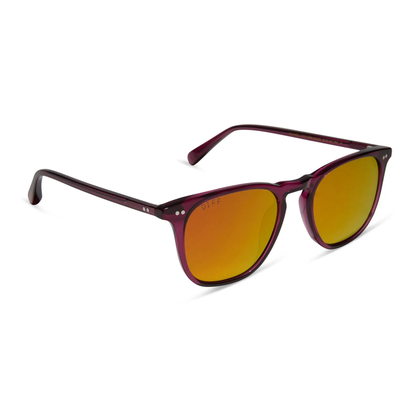MAXWELL - UMBRIA CRYSTAL + SUNSET MIRROR SUNGLASSES sold by Diff Eyewear product image thumbnail 2