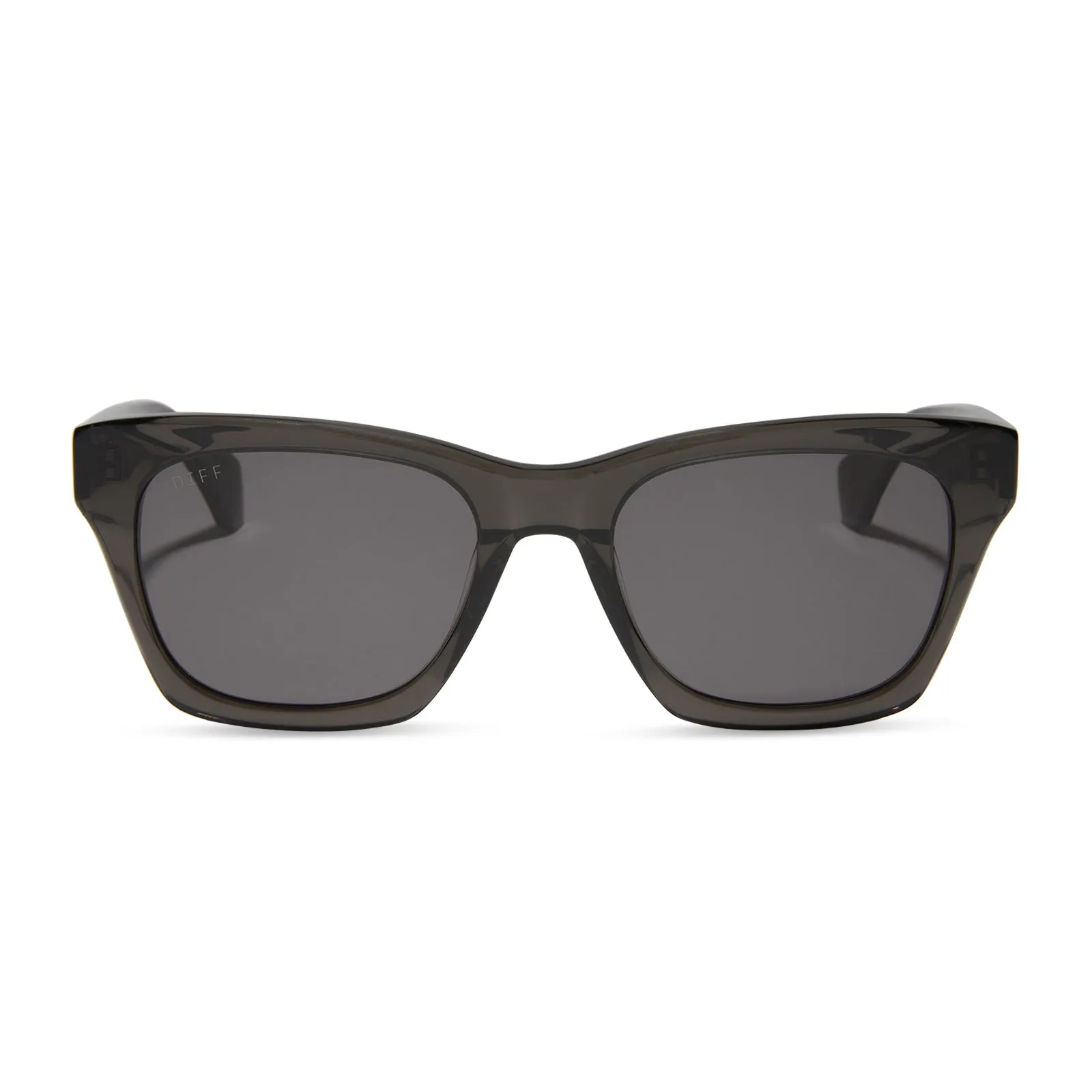DEAN XL - BLACK SMOKE CRYSTAL + GREY + POLARIZED SUNGLASSES sold by Diff Eyewear