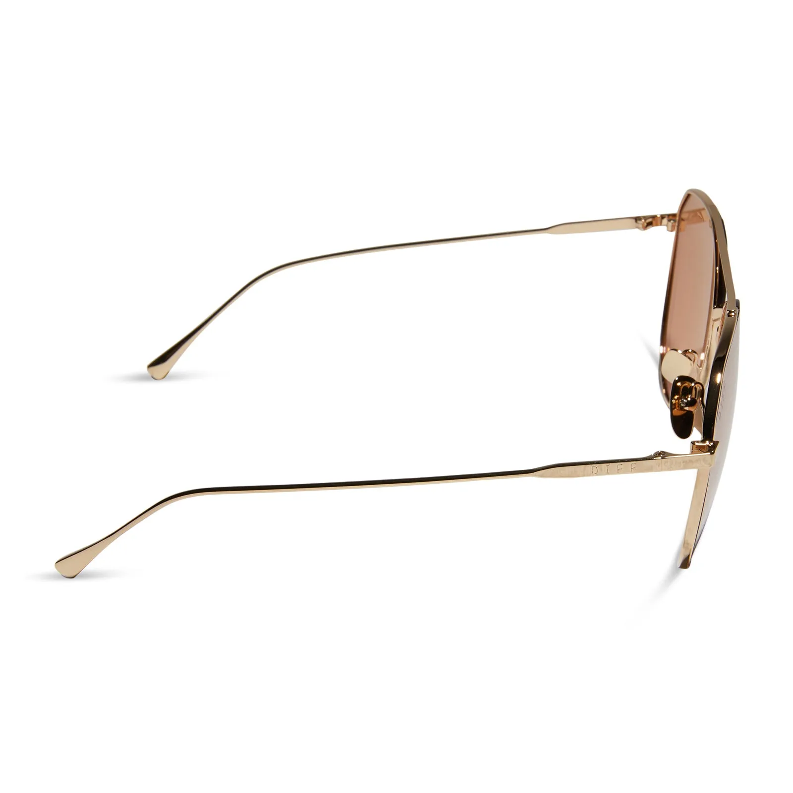 DASH - GOLD + HONEY CRYSTAL FLASH SUNGLASSES sold by Diff Eyewear product image thumbnail 3