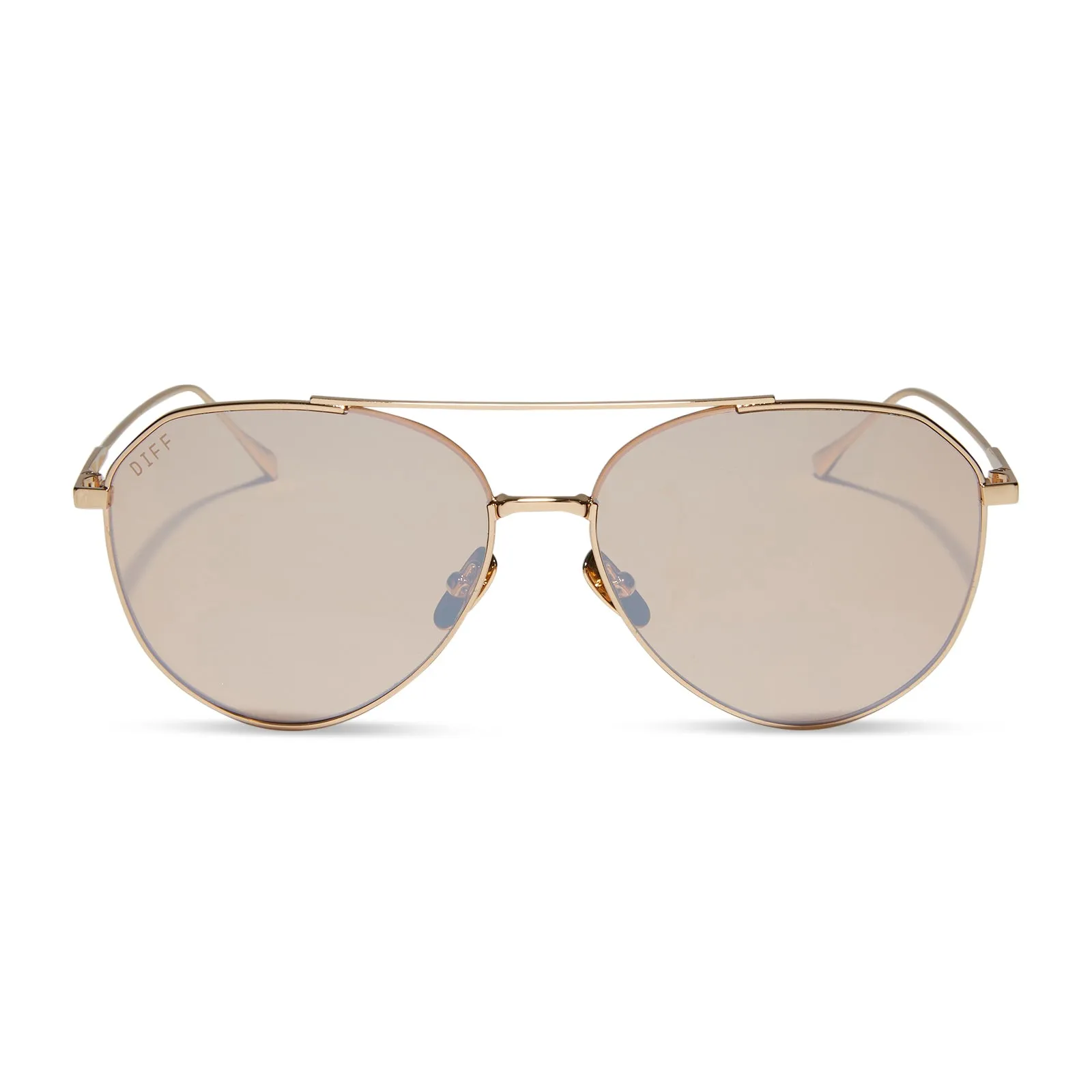 DASH - GOLD + HONEY CRYSTAL FLASH SUNGLASSES sold by Diff Eyewear