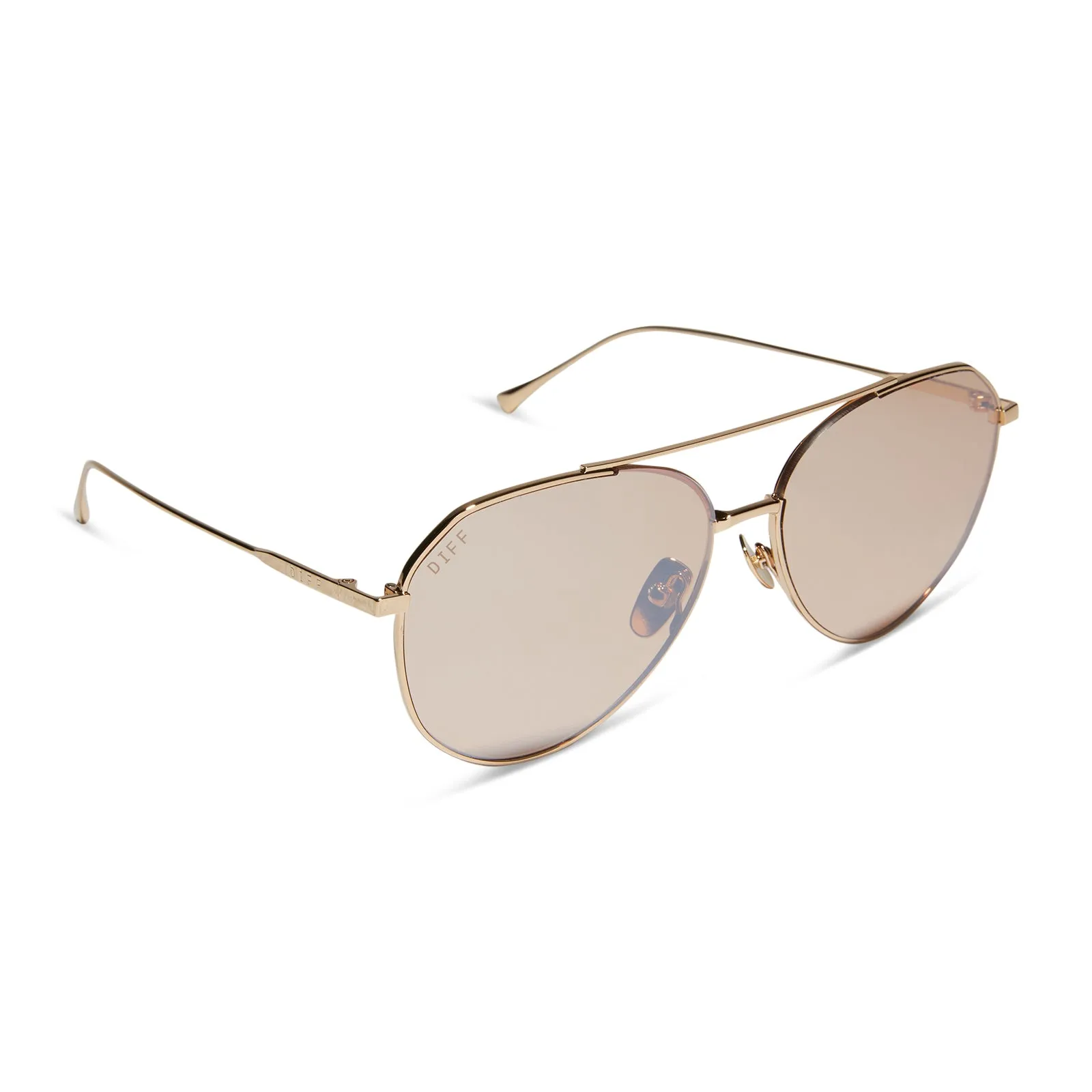 DASH - GOLD + HONEY CRYSTAL FLASH SUNGLASSES sold by Diff Eyewear product image thumbnail 2