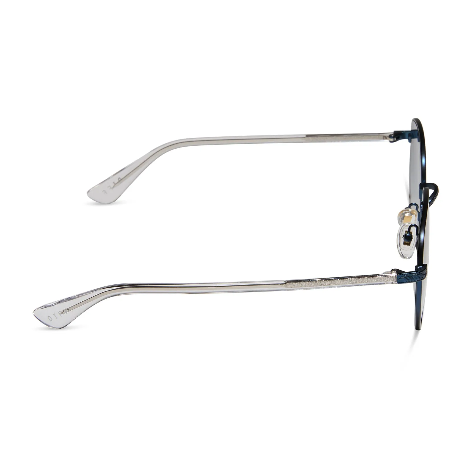 JESSIE JAMES DECKER - ASTER + DEEP NAVY METAL + AEGEAN BLUE FLASH SUNGLASSES sold by Diff Eyewear product image thumbnail 3