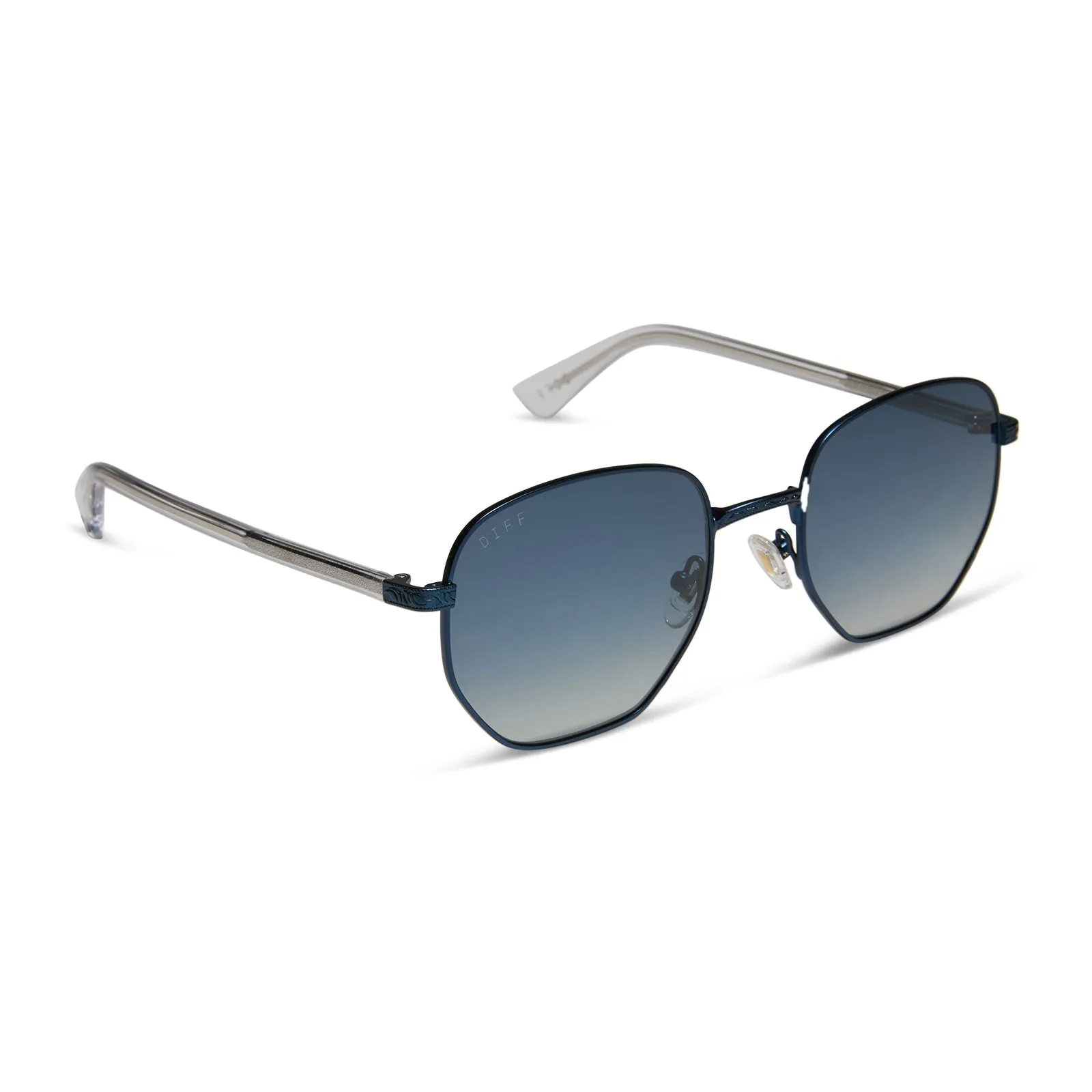 JESSIE JAMES DECKER - ASTER + DEEP NAVY METAL + AEGEAN BLUE FLASH SUNGLASSES sold by Diff Eyewear product image thumbnail 2