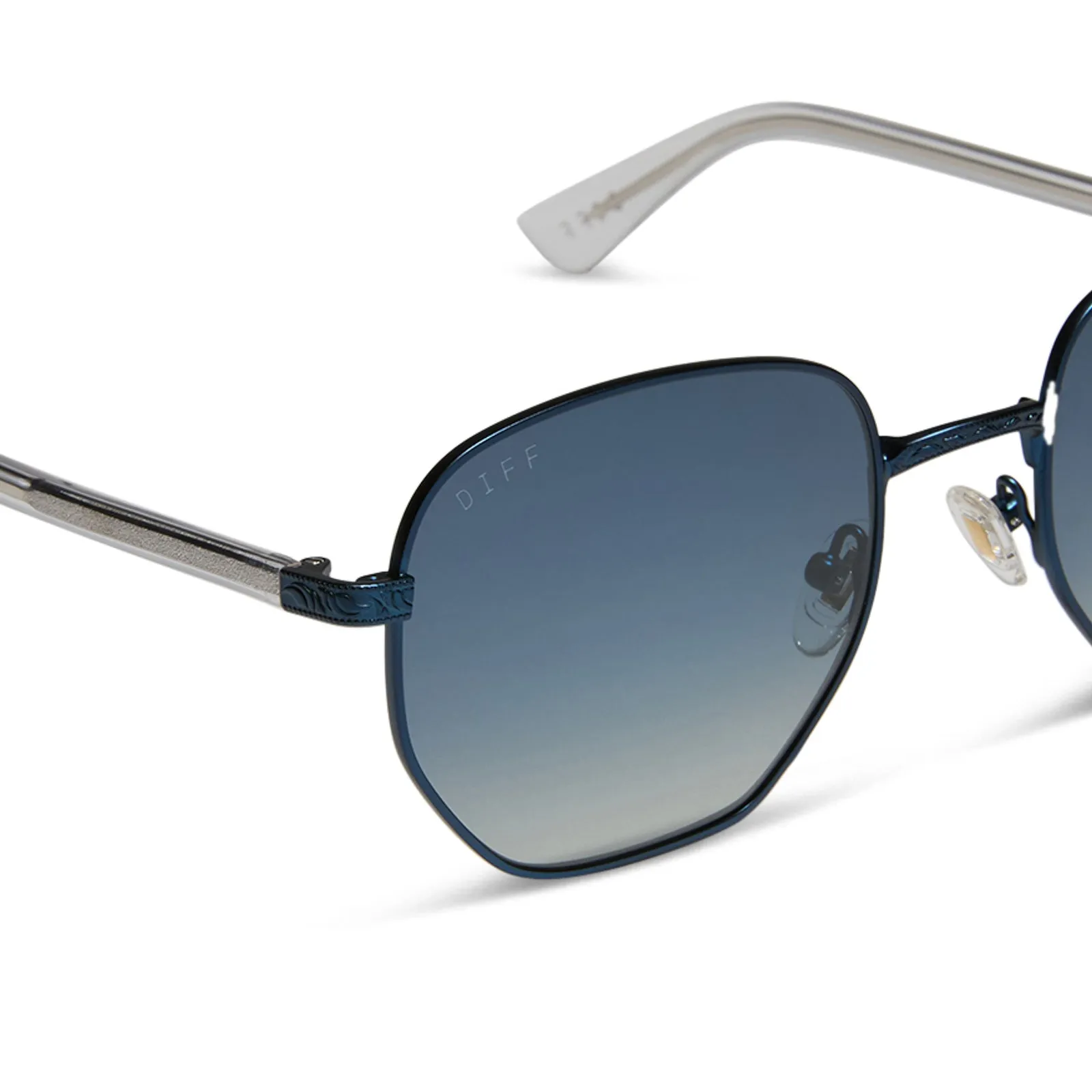 JESSIE JAMES DECKER - ASTER + DEEP NAVY METAL + AEGEAN BLUE FLASH SUNGLASSES sold by Diff Eyewear product image thumbnail 4