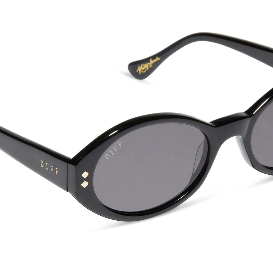 OMW - BLACK + GREY SUNGLASSES sold by Diff Eyewear product image thumbnail 5