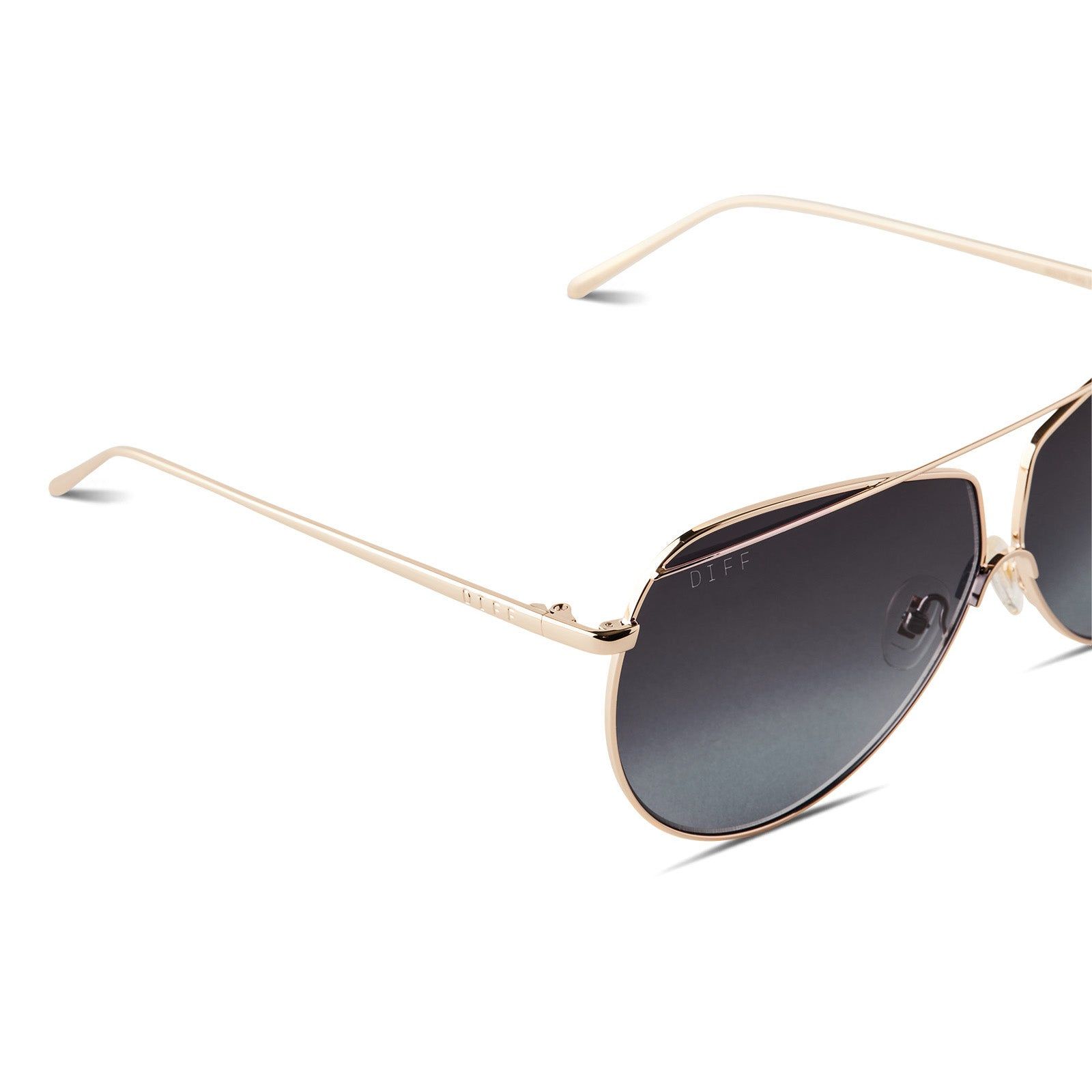 MAEVE - GOLD + BLUE GRADIENT SUNGLASSES sold by Diff Eyewear product image thumbnail 4