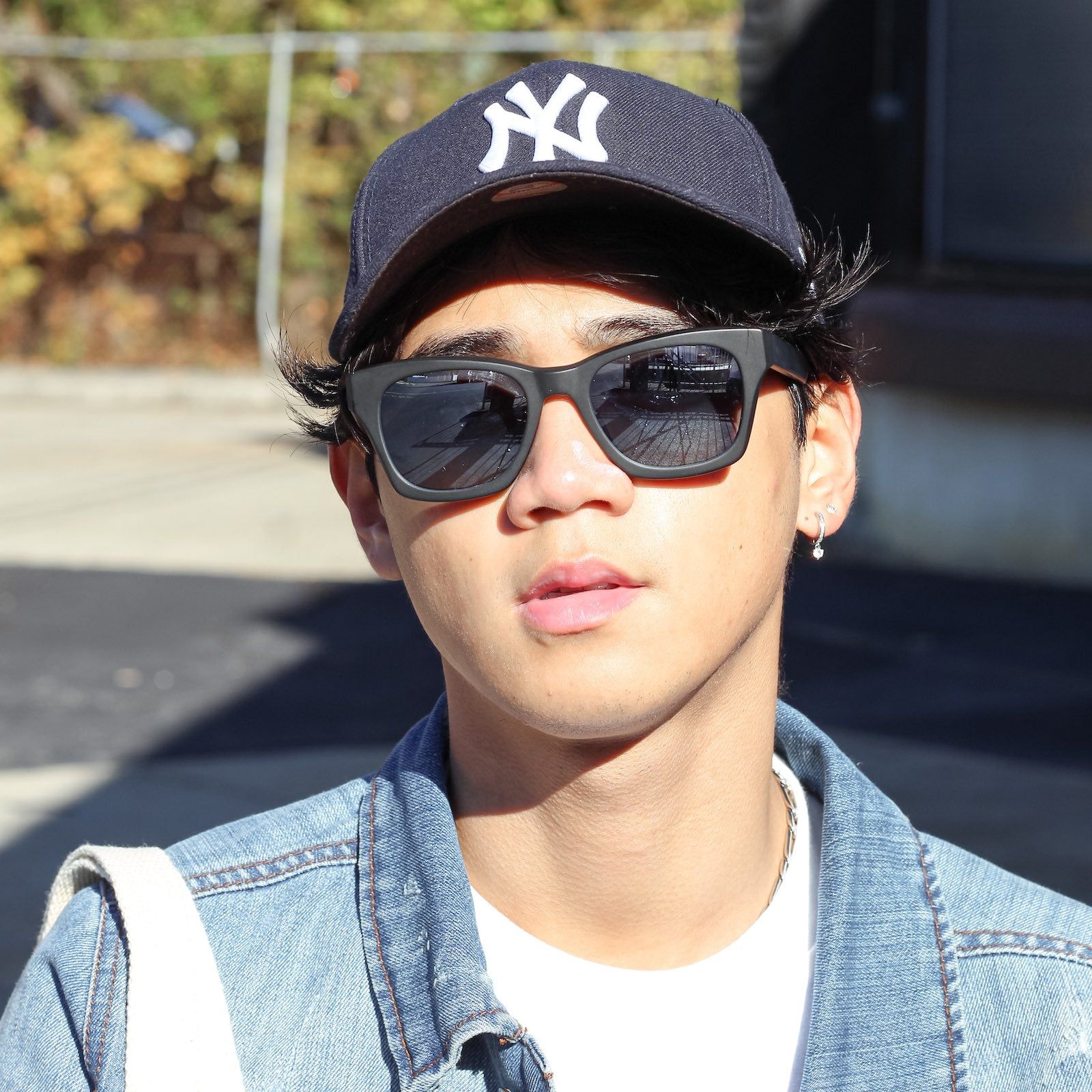 DEAN - MATTE BLACK + AEGEAN BLUE GRADIENT FLASH POLARIZED SUNGLASSES sold by Diff Eyewear product image thumbnail 6