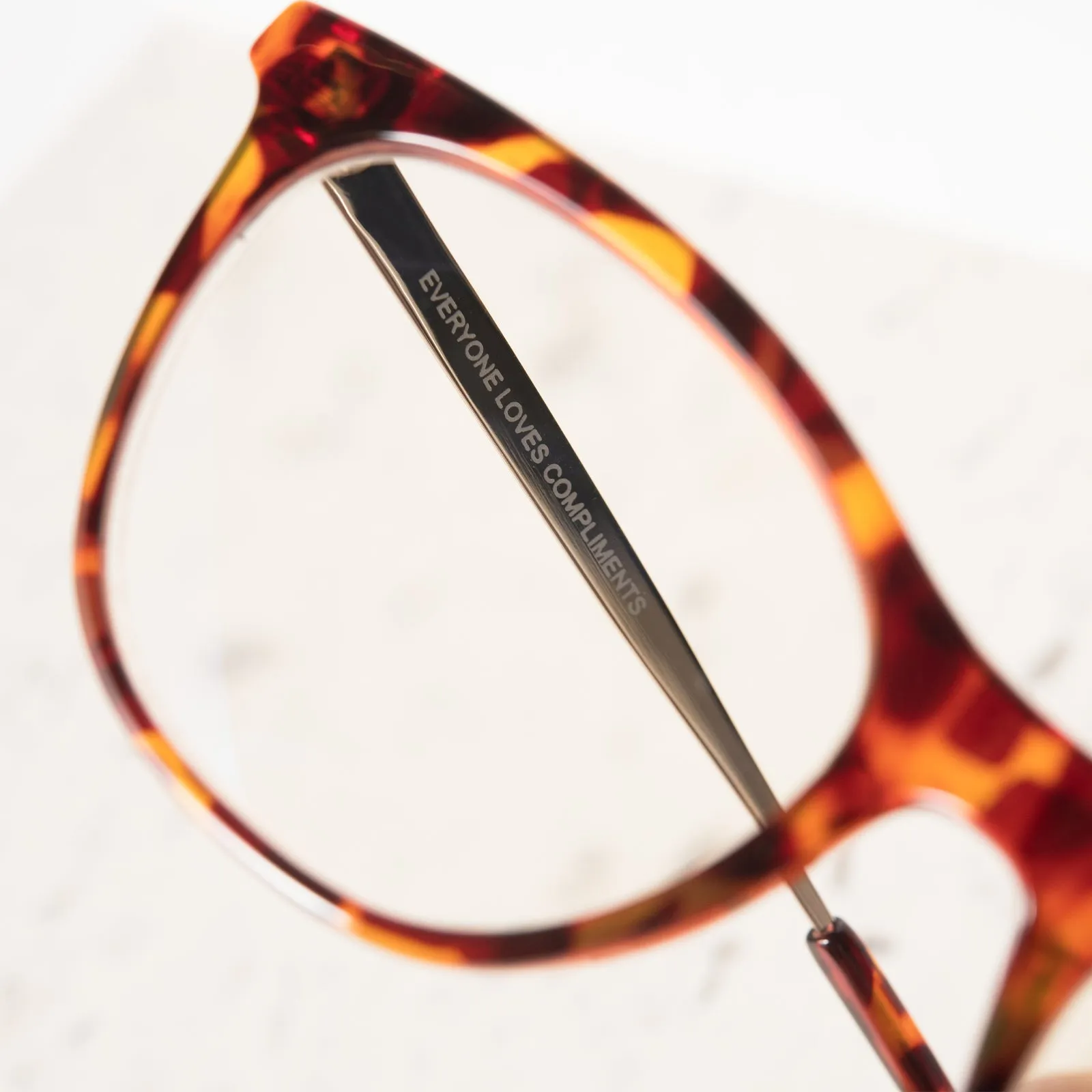 DARCY - AMBER TORTOISE + BLUE LIGHT READERS sold by Diff Eyewear product image thumbnail 5