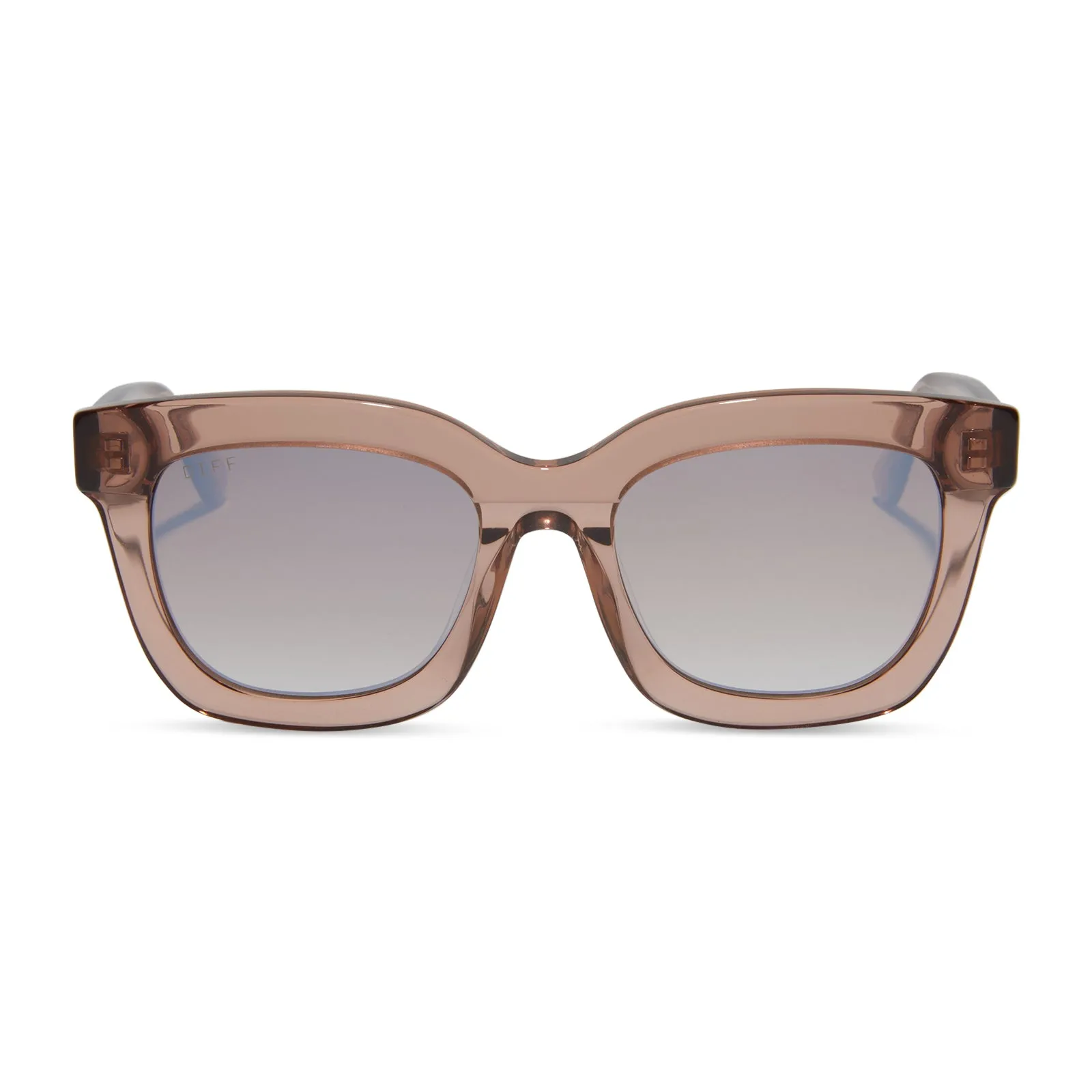 CARSON XS - ROSE STONE + TAUPE ROSE GRADIENT POLARIZED SUNGLASSES sold by Diff Eyewear