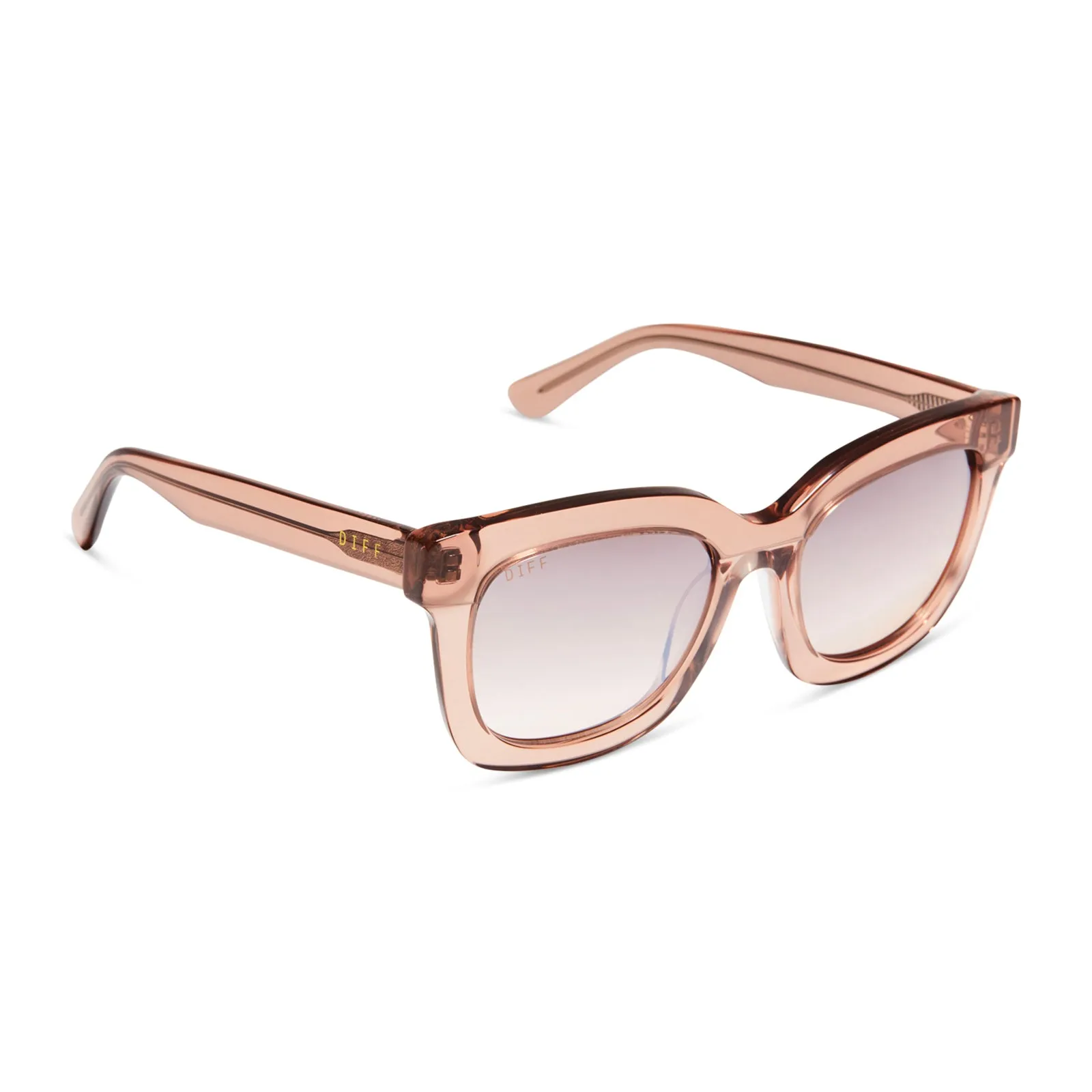 CARSON XS - ROSE STONE + TAUPE ROSE GRADIENT POLARIZED SUNGLASSES sold by Diff Eyewear product image thumbnail 2