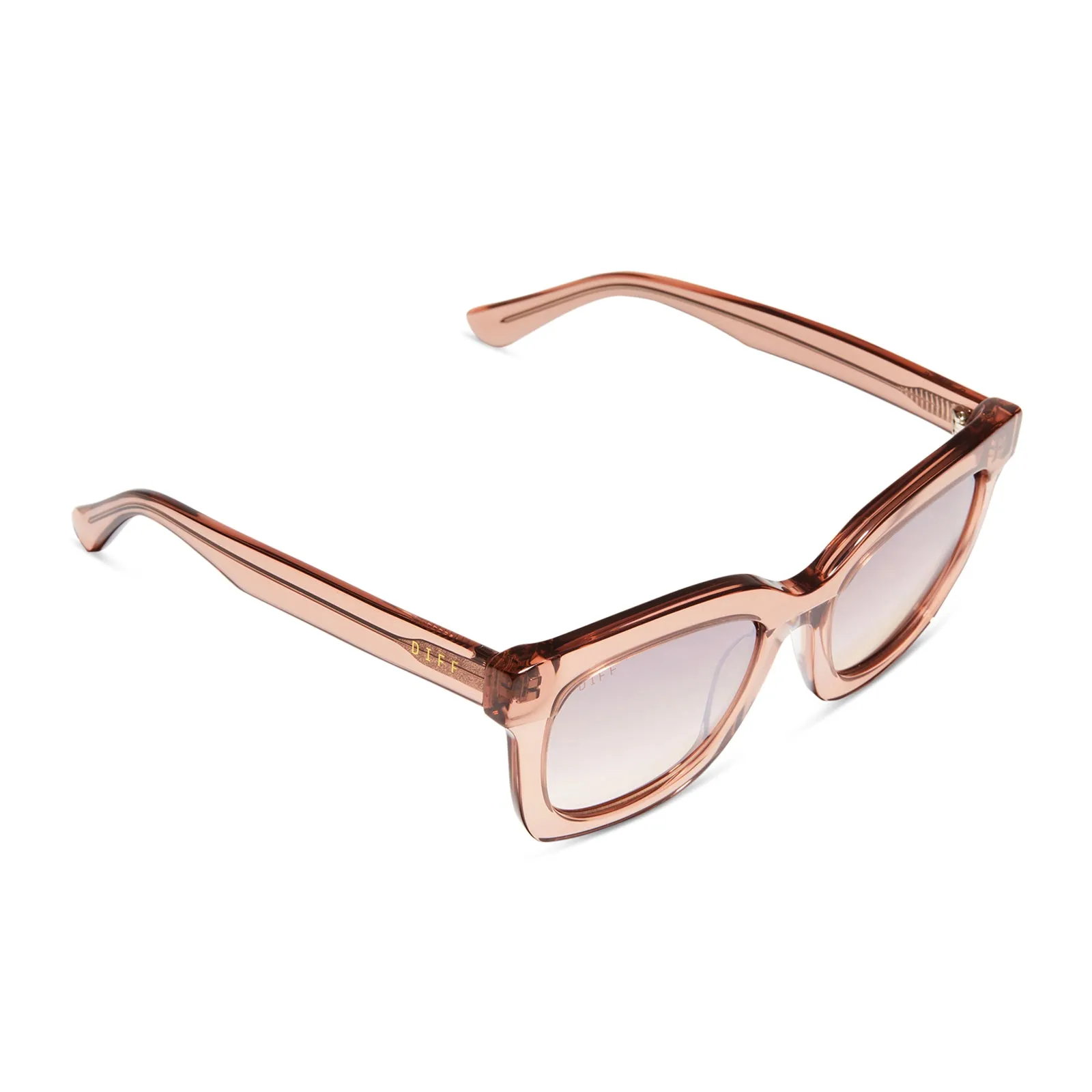 CARSON XS - ROSE STONE + TAUPE ROSE GRADIENT POLARIZED SUNGLASSES sold by Diff Eyewear product image thumbnail 4