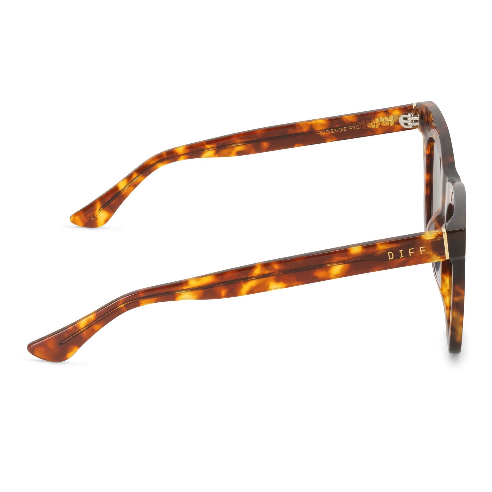 KAIA - AMBER TORTOISE + BROWN SUNGLASSES sold by Diff Eyewear product image thumbnail 4