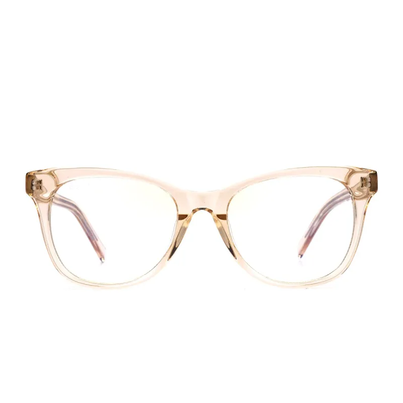CARINA - BLUSH CRYSTAL + BLUE LIGHT TECHNOLOGY GLASSES sold by Diff Eyewear