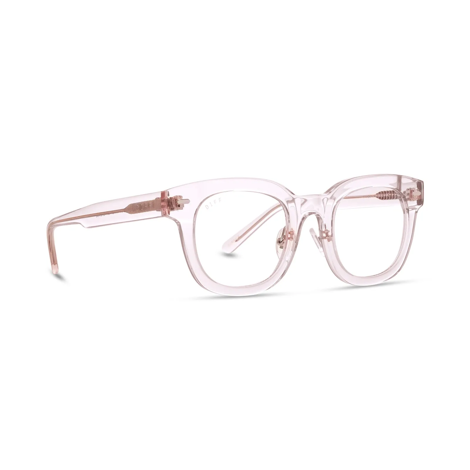 SUMMER - LIGHT PINK CRYSTAL + GLASSES sold by Diff Eyewear product image thumbnail 2