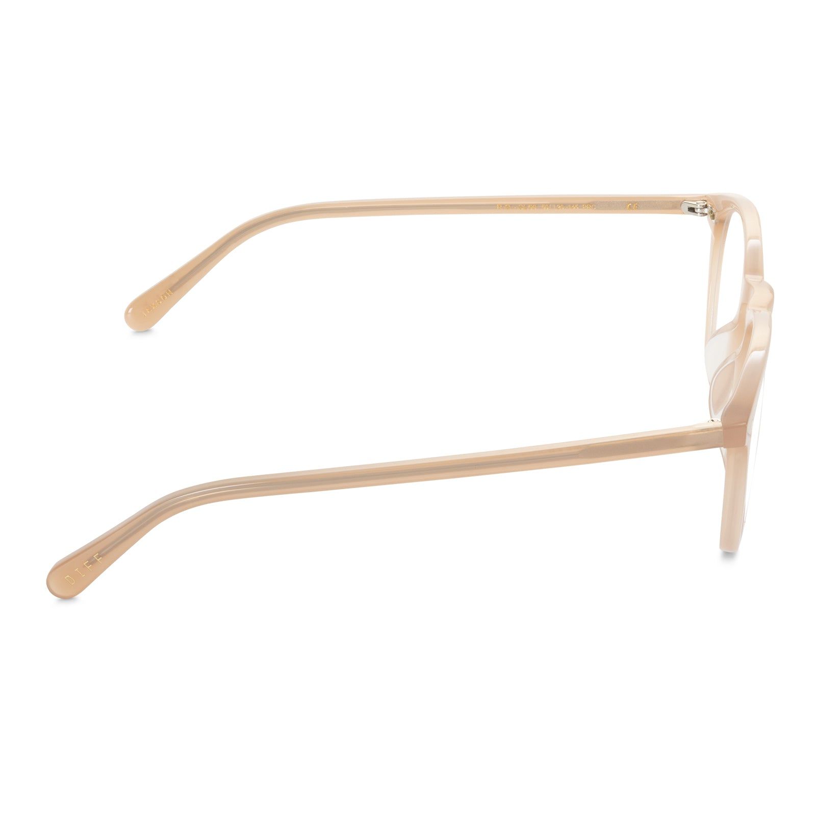 JAXSON - RUSTIQUE + CLEAR GLASSES sold by Diff Eyewear product image thumbnail 4