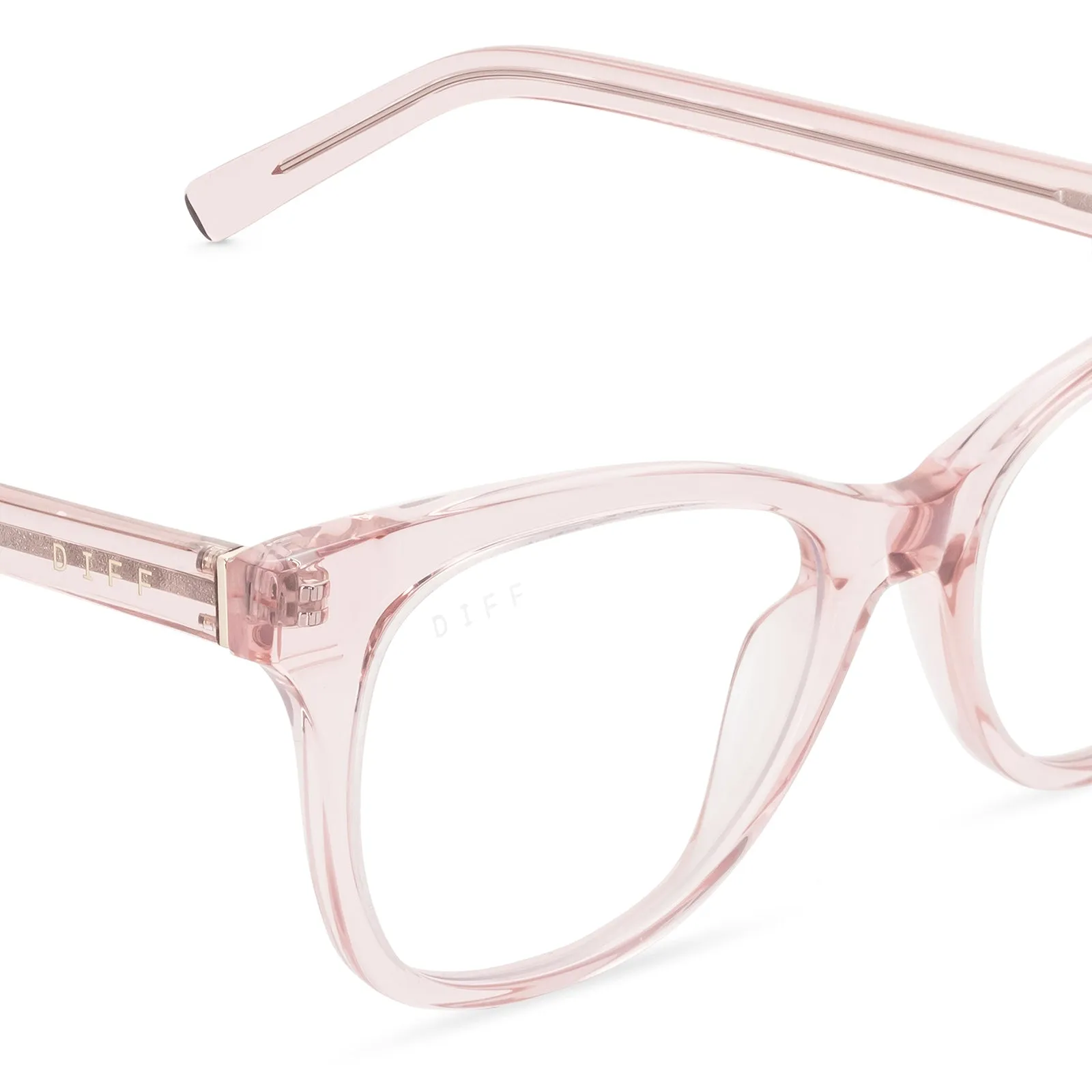 CARINA - AZALEA CRYSTAL + BLUE LIGHT TECHNOLOGY GLASSES sold by Diff Eyewear product image thumbnail 3