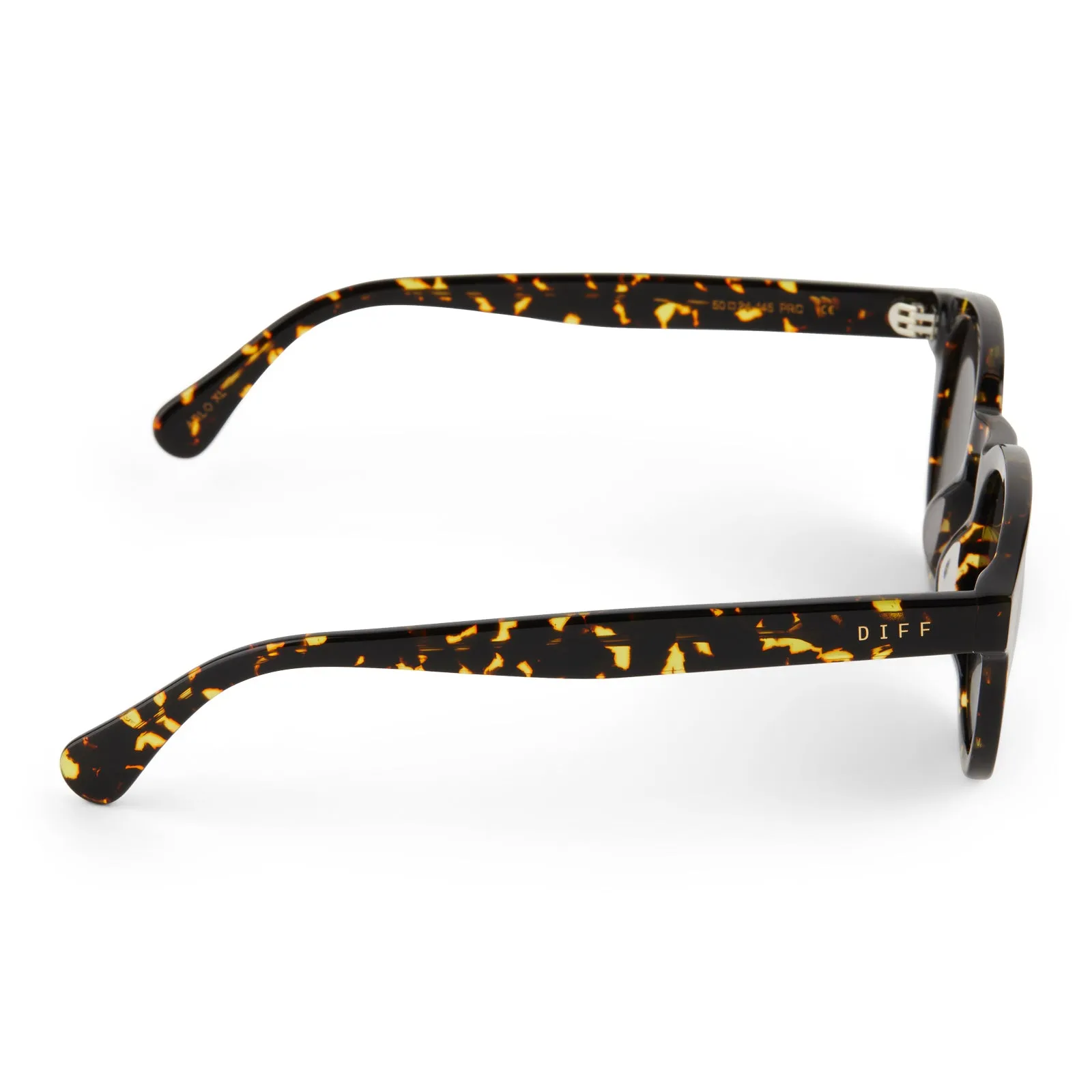 ARLO XL - FIERY TORTOISE + GREY + POLARIZED SUNGLASSES sold by Diff Eyewear product image thumbnail 3