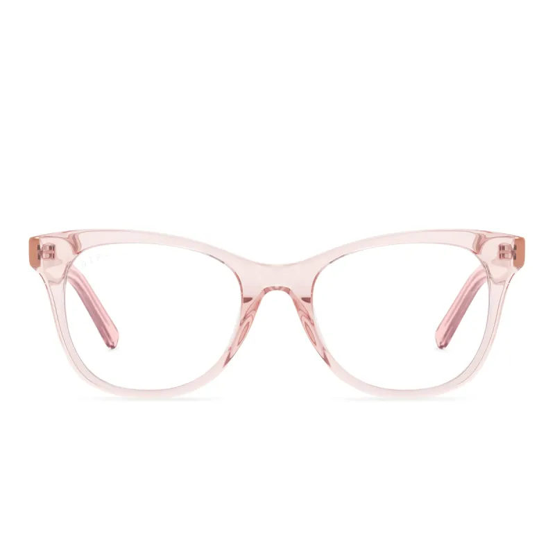 CARINA - AZALEA CRYSTAL + BLUE LIGHT TECHNOLOGY GLASSES sold by Diff Eyewear