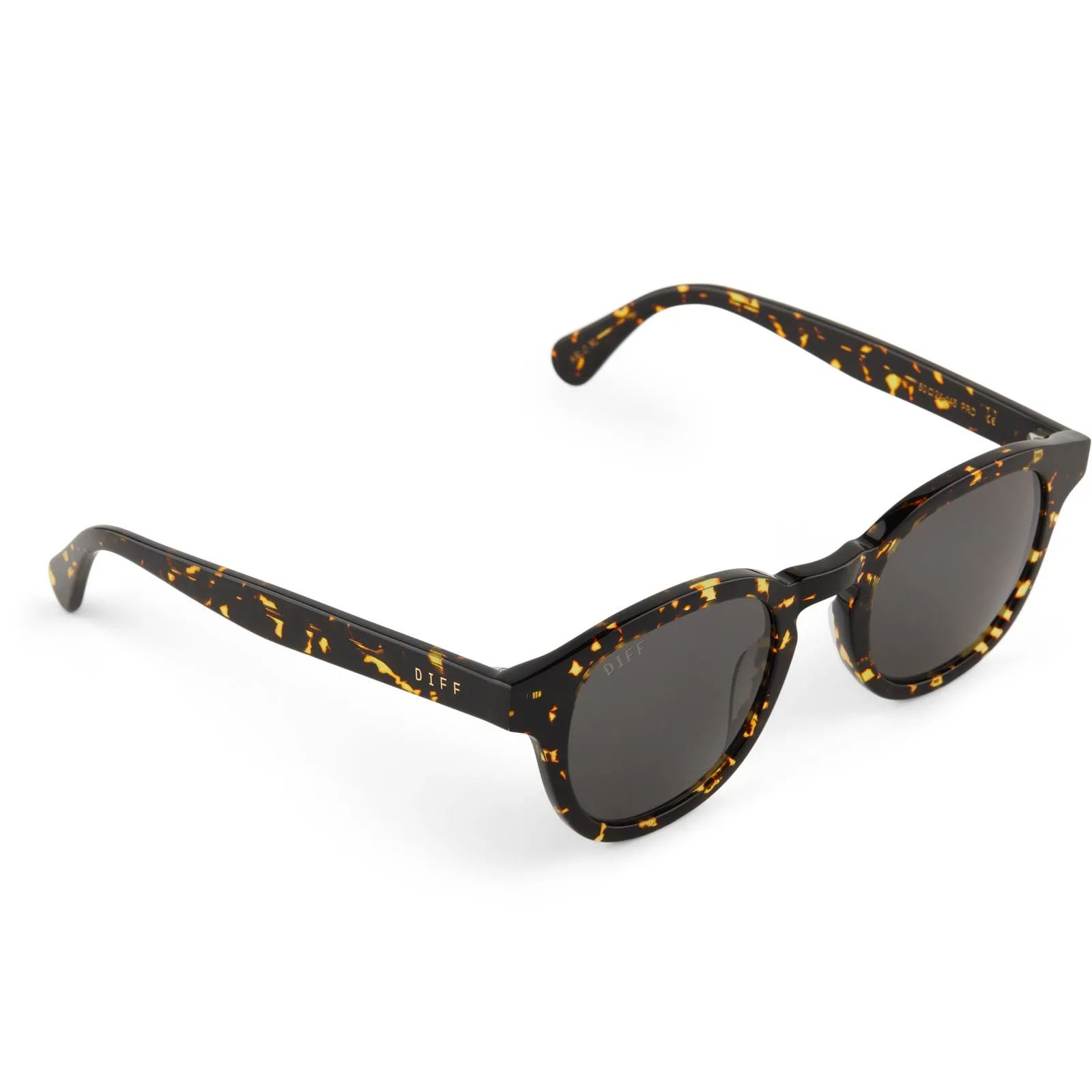 ARLO XL - FIERY TORTOISE + GREY + POLARIZED SUNGLASSES sold by Diff Eyewear product image thumbnail 4