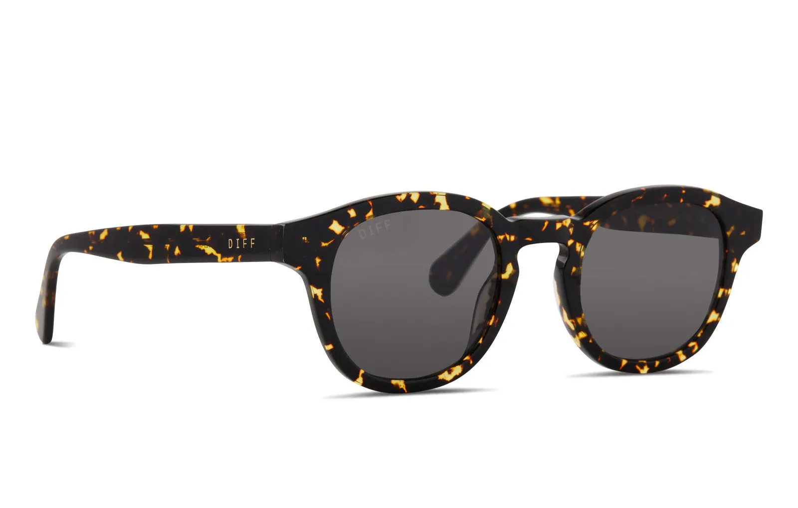 ARLO XL - FIERY TORTOISE + GREY + POLARIZED SUNGLASSES sold by Diff Eyewear product image thumbnail 2