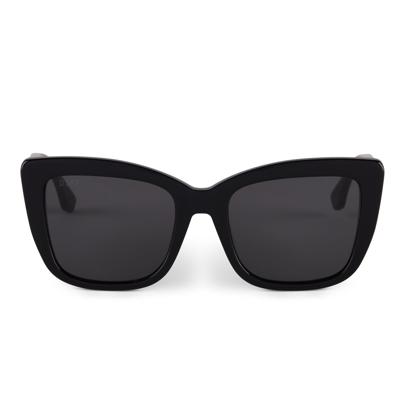 DANIA - BLACK + GREY POLARIZED SUNGLASSES sold by Diff Eyewear product image thumbnail 2
