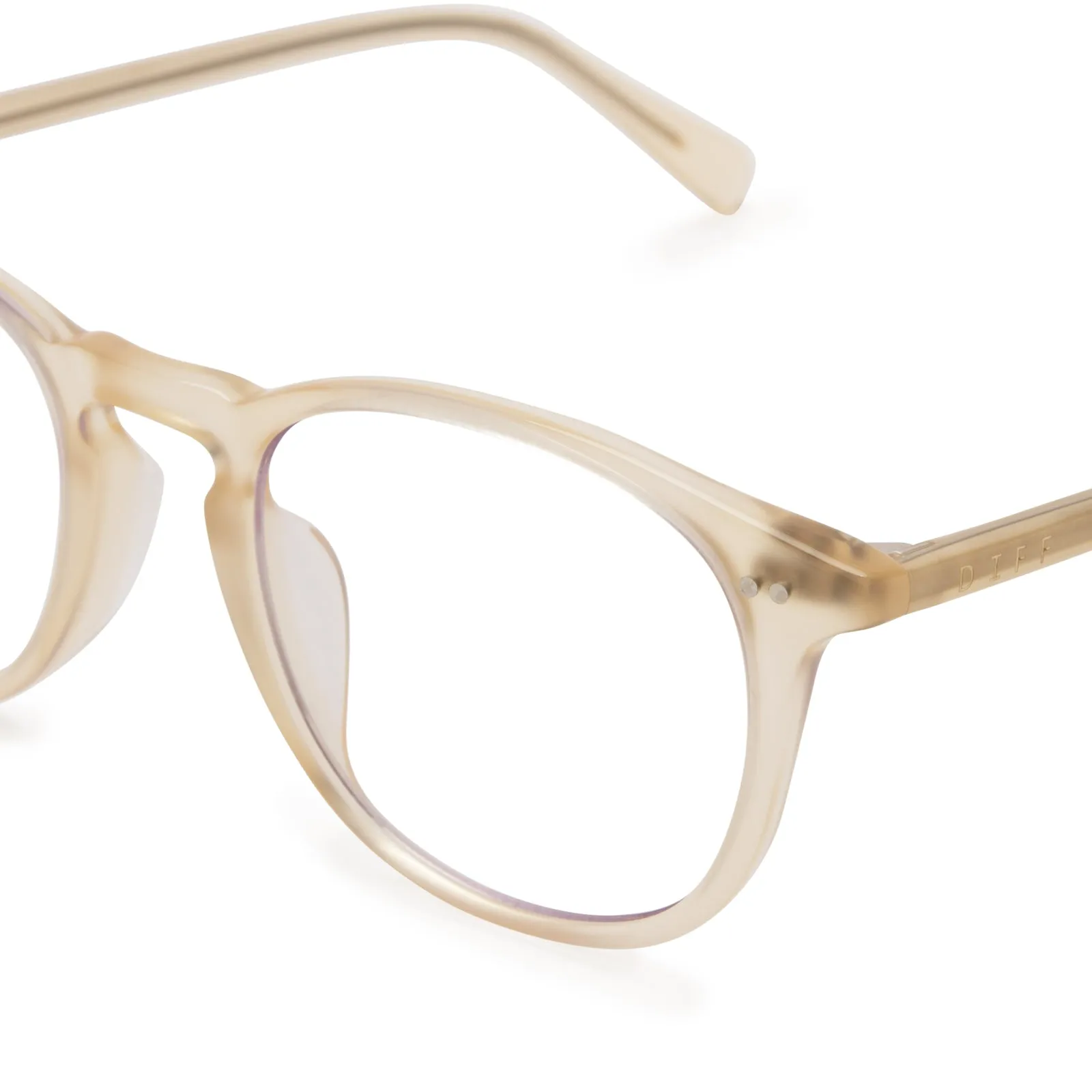 JAXSON - MELON CRUSH + BLUE LIGHT TECHNOLOGY GLASSES sold by Diff Eyewear product image thumbnail 3