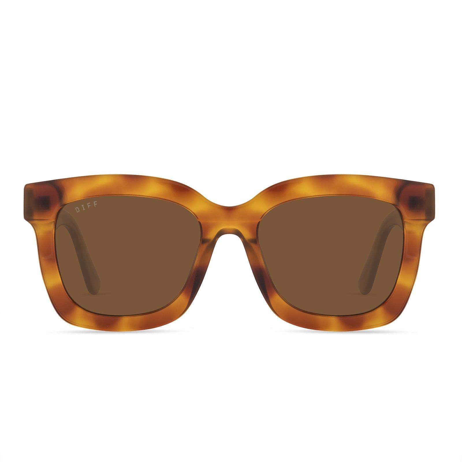 CARSON - ANDES TORTOISE + BROWN POLARIZED SUNGLASSES sold by Diff Eyewear