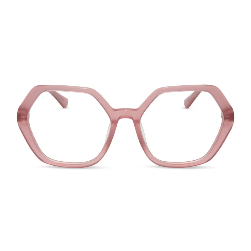 DIXIE - GUAVA + PRESCRIPTION GLASSES sold by Diff Eyewear