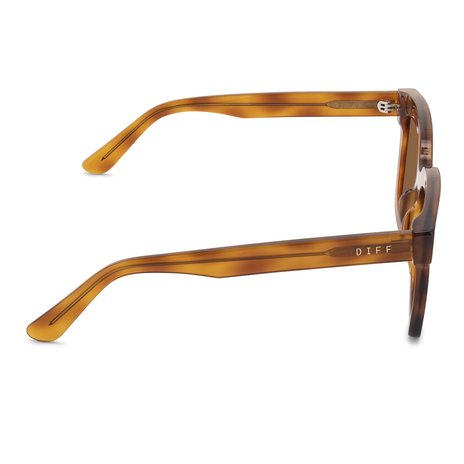 CARSON - ANDES TORTOISE + BROWN POLARIZED SUNGLASSES sold by Diff Eyewear product image thumbnail 3