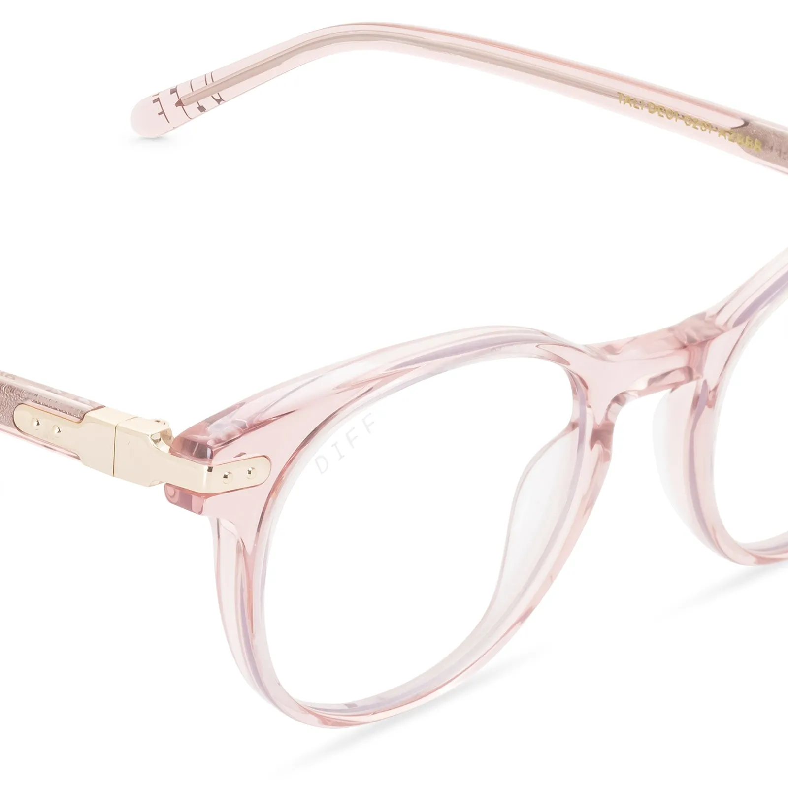 TALI - AZALEA CRYSTAL + BLUE LIGHT TECHNOLOGY GLASSES sold by Diff Eyewear product image thumbnail 3