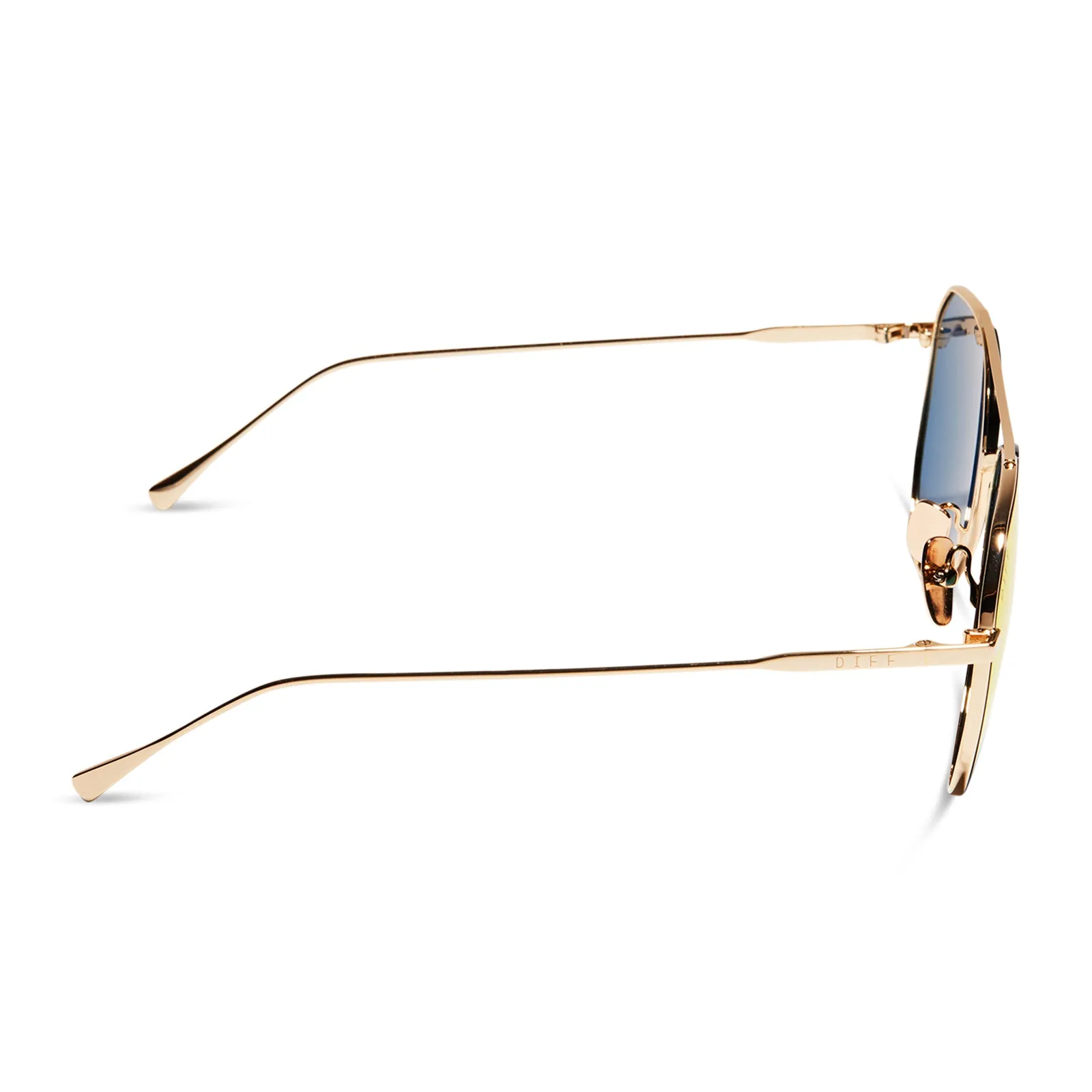 DASH XS - GOLD + SUNSET MIRROR + POLARIZED SUNGLASSES sold by Diff Eyewear product image thumbnail 3