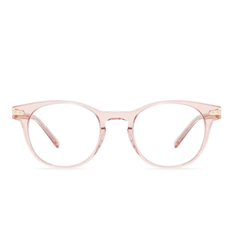 TALI - AZALEA CRYSTAL + BLUE LIGHT TECHNOLOGY GLASSES sold by Diff Eyewear